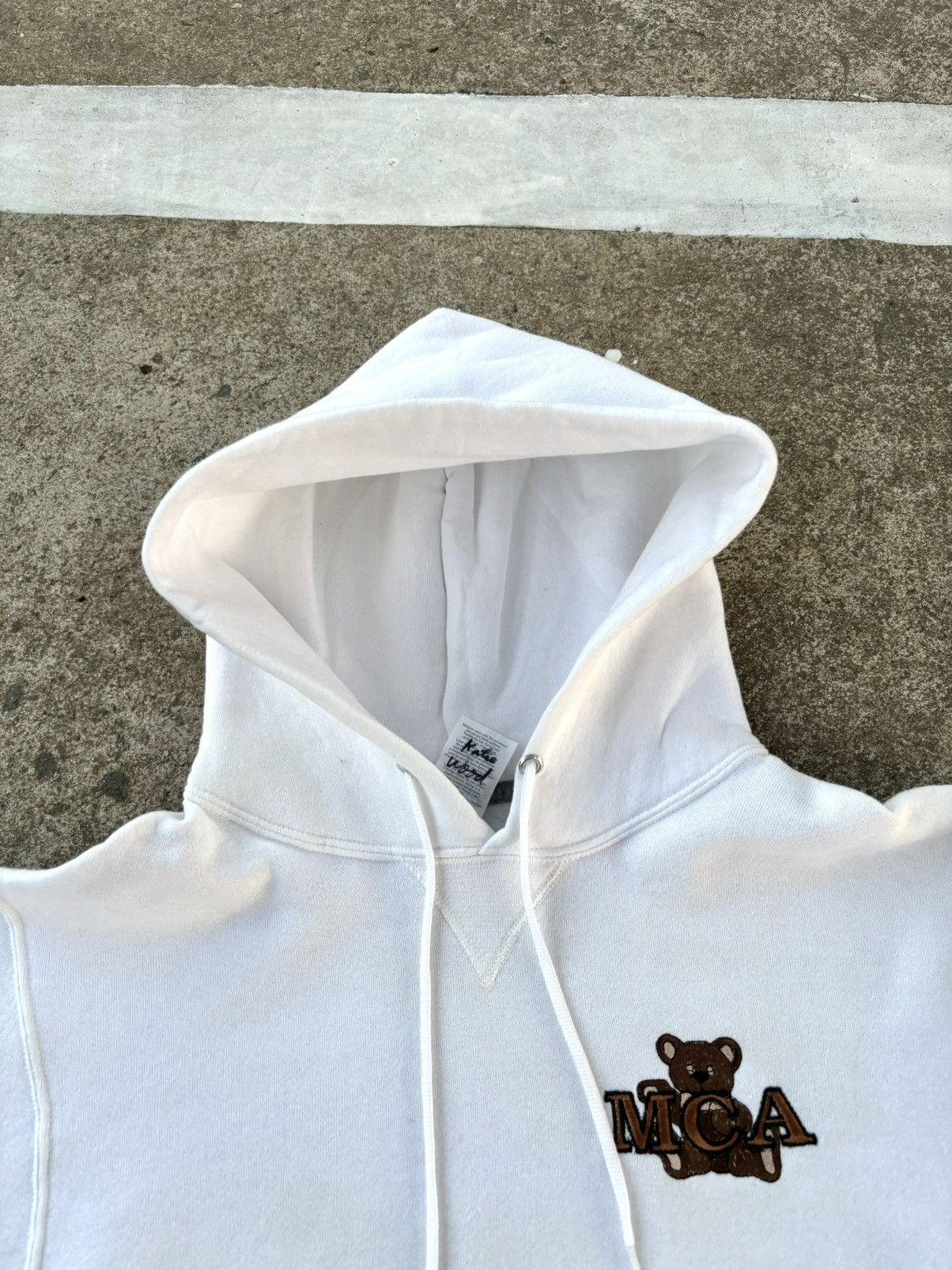 Vintage Vintage Russell Athletic Hoodie White Size US S / EU 44-46 / 1 - 3 Thumbnail