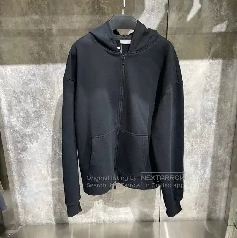 Dior Dior Men's Black Cotton Zip-Up Hoodie . Size US L / EU 52-54 / 3 - 1 Thumbnail