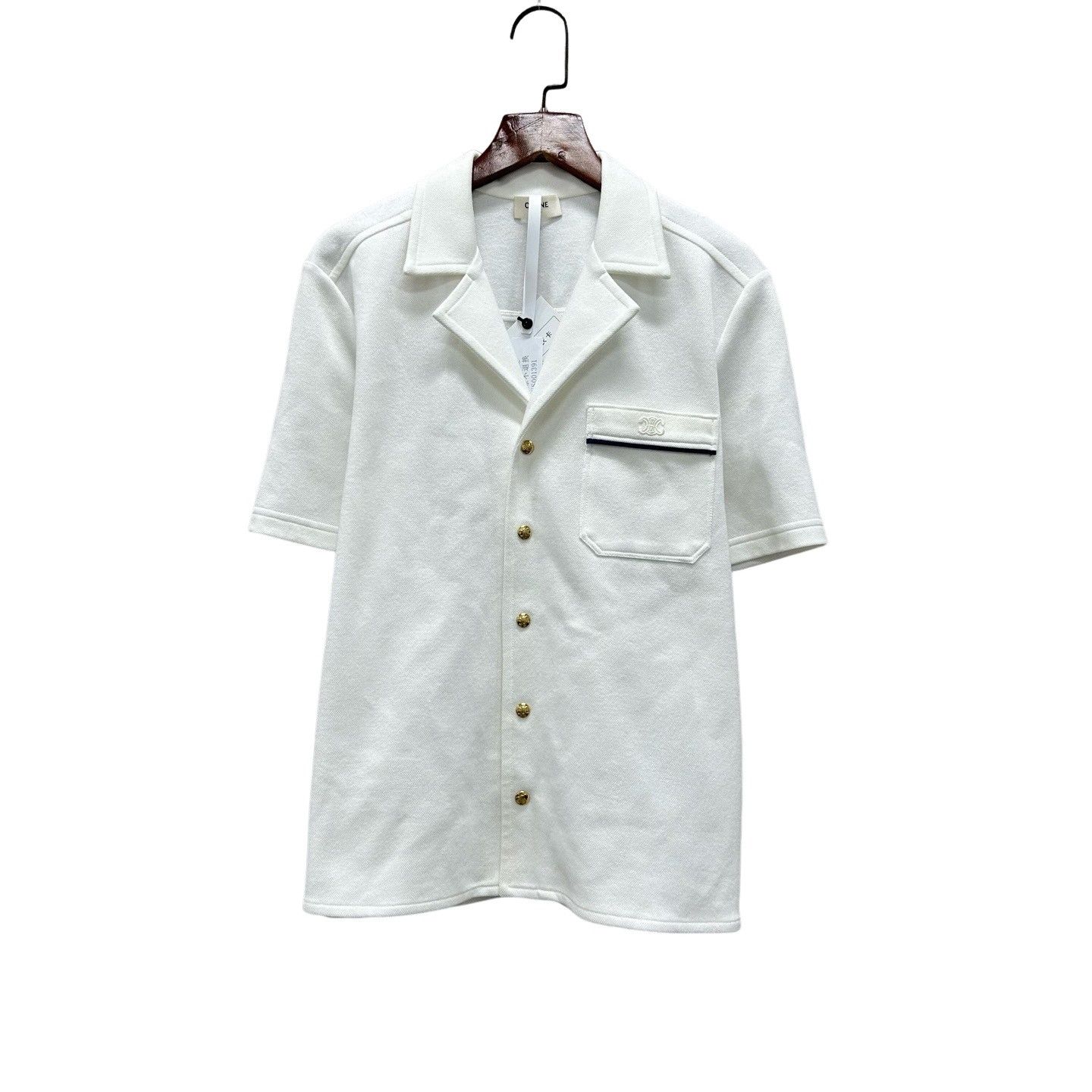 Celine Celine Triomphe Logo Button Up Shirt Size S Size US S / EU 44-46 / 1 - 1 Thumbnail