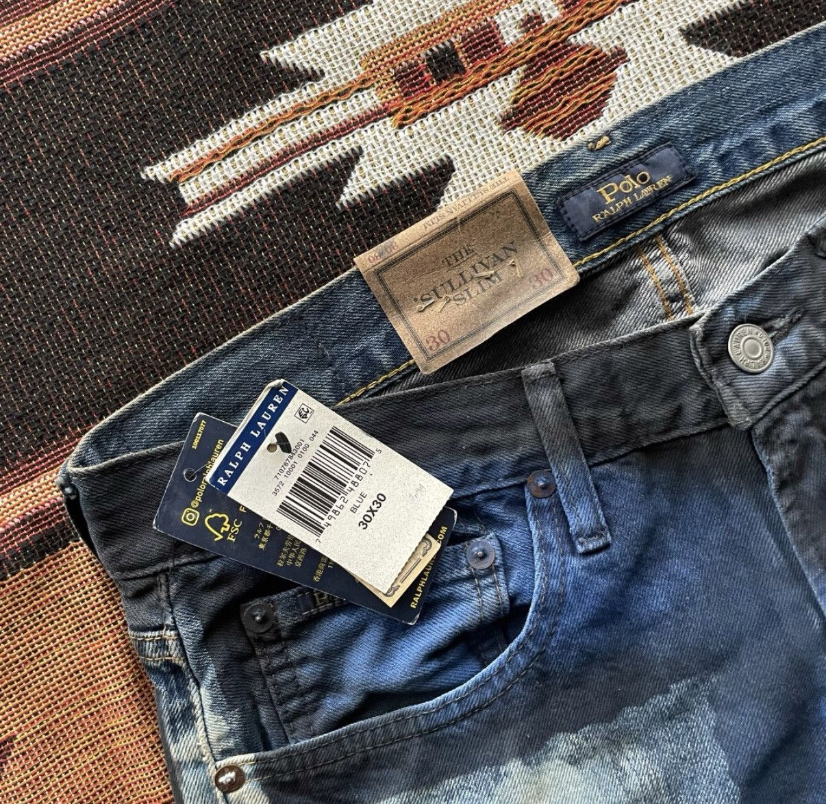 Polo Ralph Lauren Ralph Lauren Polo RL Hand-Painted Jeans K22 Size US 30 / EU 46 - 4 Thumbnail