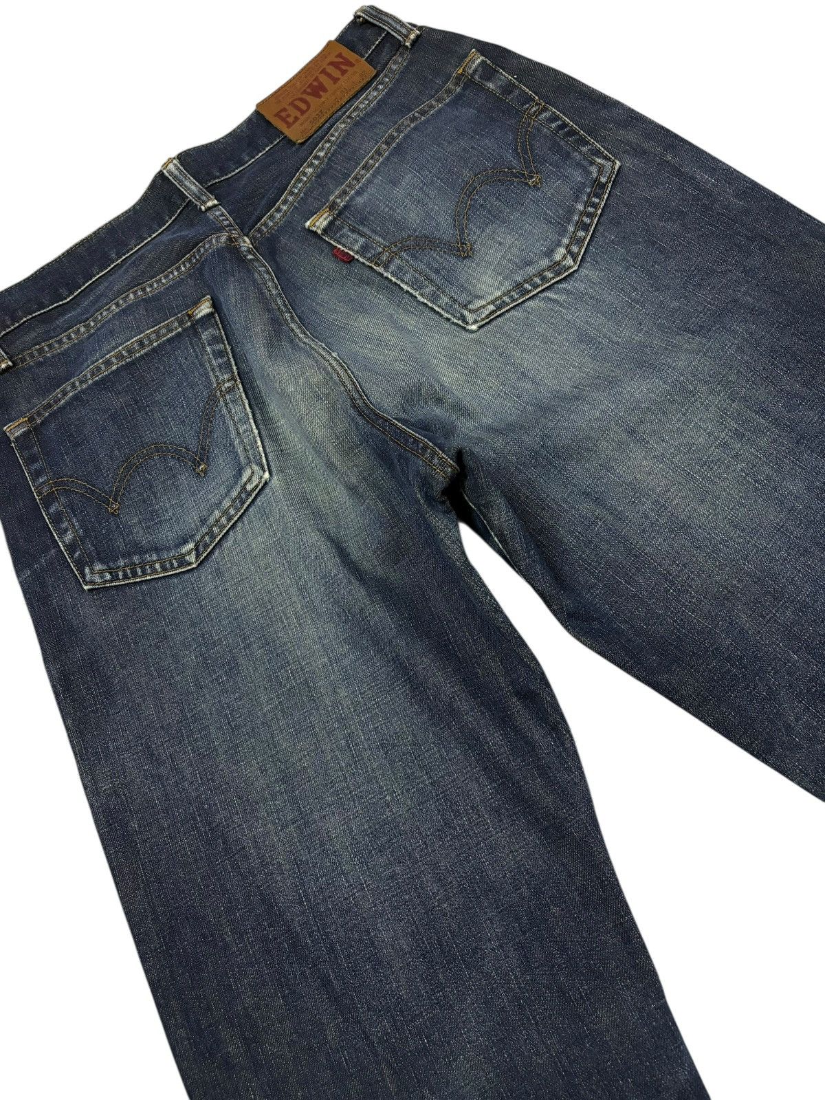 Edwin Vtg Edwin Japan 503Z Distressed Jeans Size US 28 / EU 44 - 6 Thumbnail