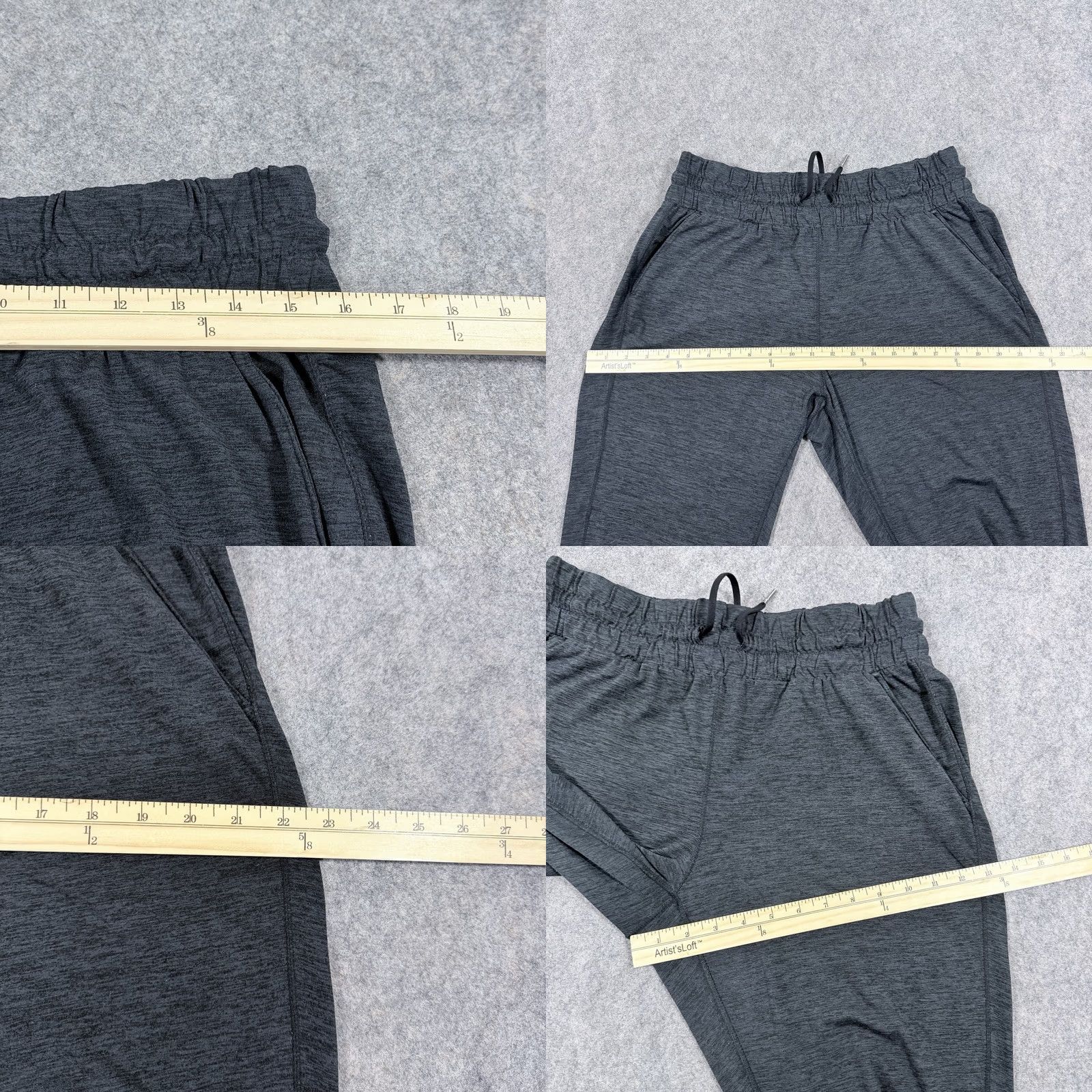Alife Active Life Casual Jogger Pants XL Dark Gray Women’s Regular 32x27.5 Pockets 90s Gothic College City USA Modern Outdoor Style Jeanswear Trousers Size 40" / US 18 - 8 Thumbnail
