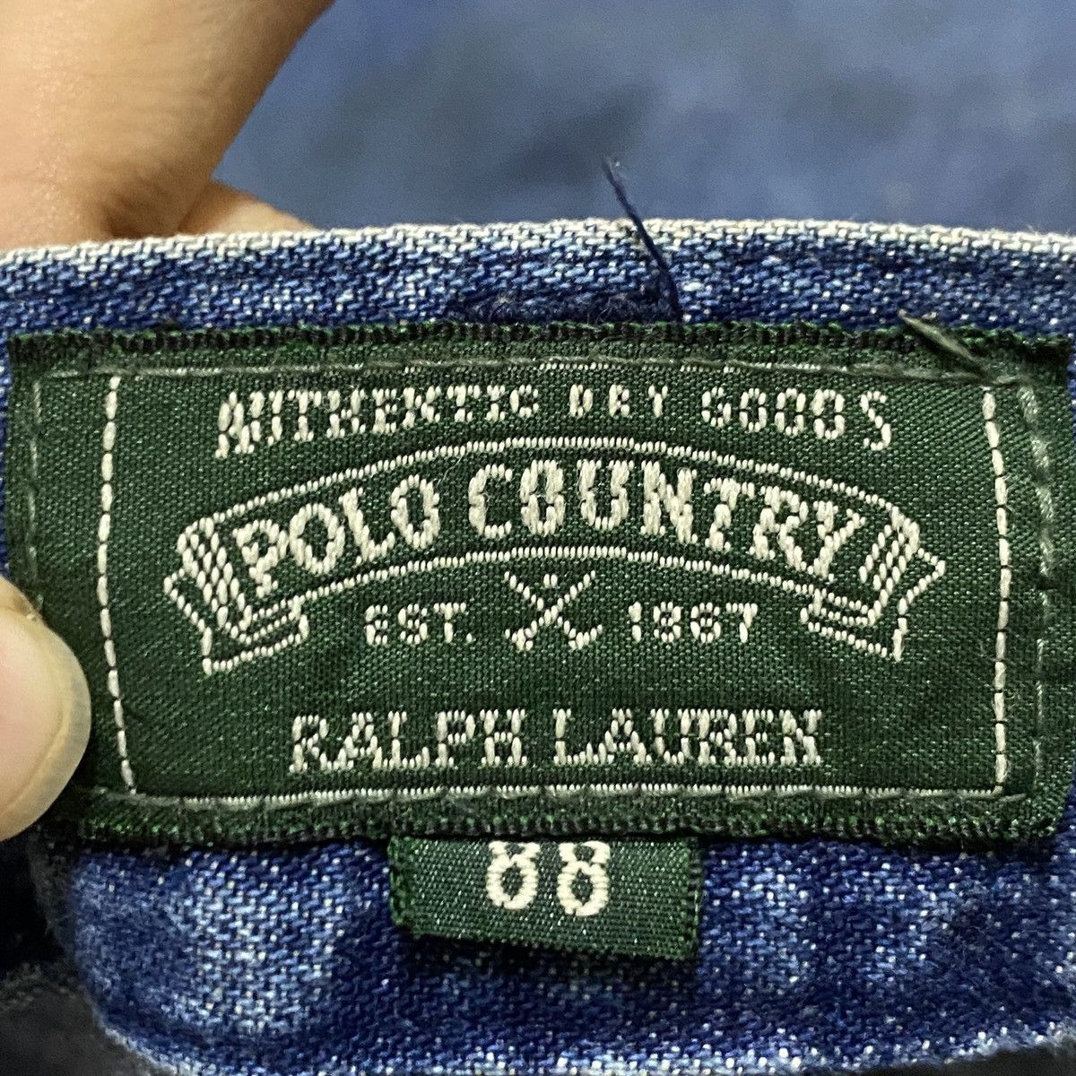 Polo Ralph Lauren × Vintage Rare Design Vintage Polo Country Ralph Lauren Jeans 1990s Size US 32 / EU 48 - 10 Thumbnail