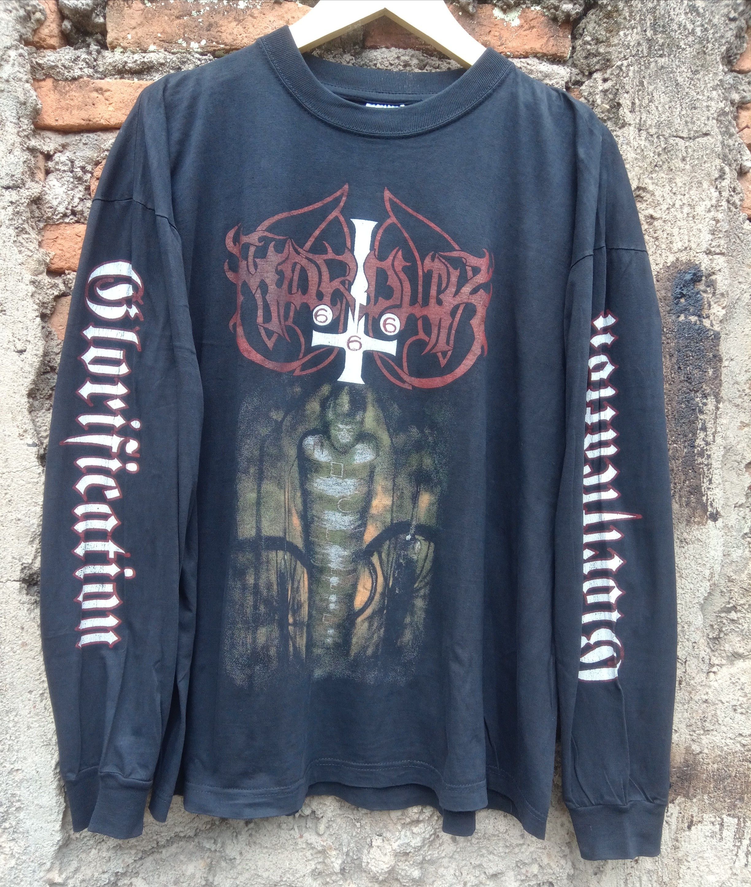 Band Tees × Vintage Vintage MARDUK glorification Size US XL / EU 56 / 4 - 1 Thumbnail