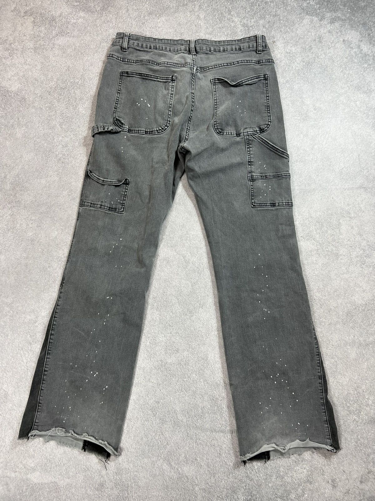 Junya Watanabe FLARED junya watanabe balenci style washed denim jeans Size US 33 - 9 Thumbnail