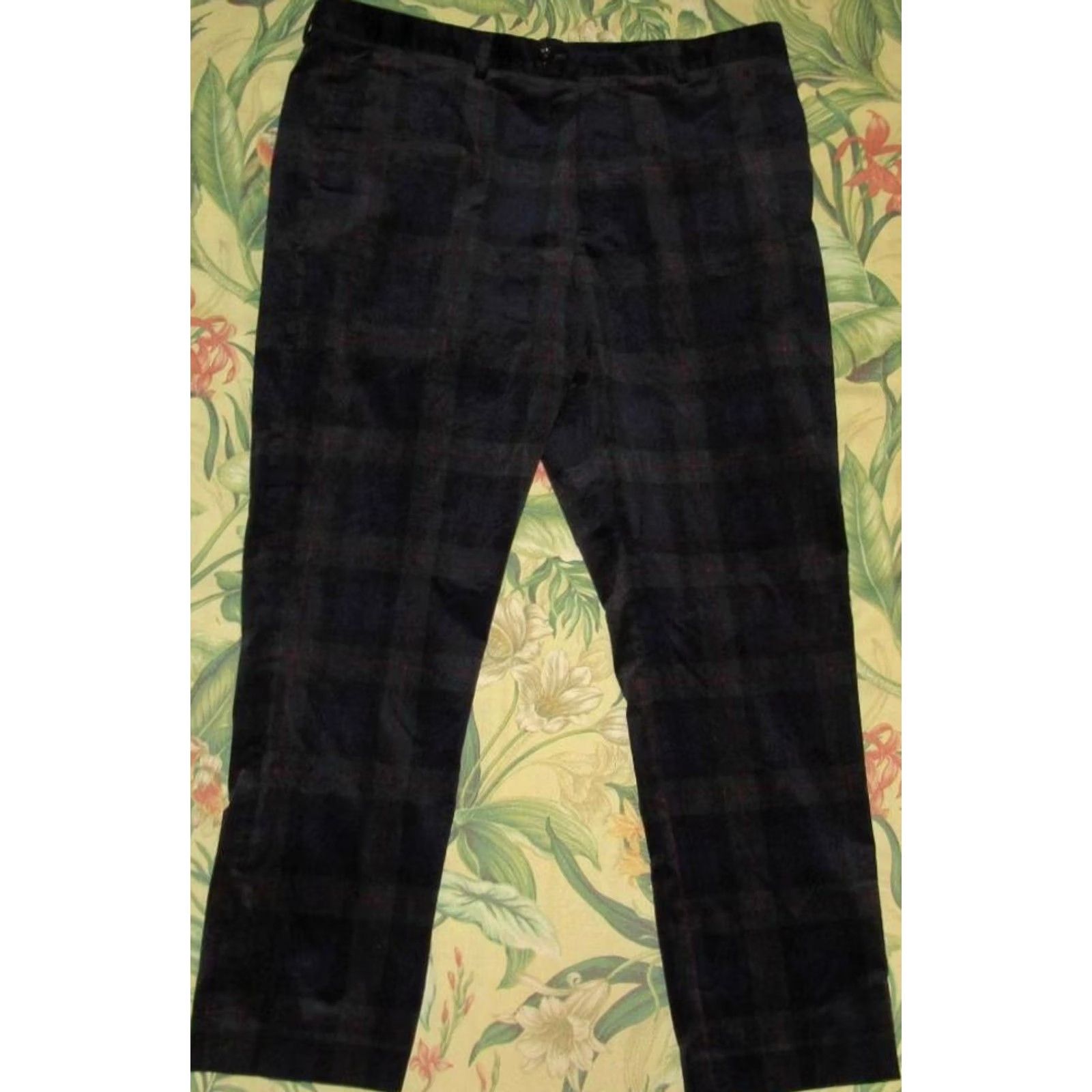 Bonobos BONOBOS Dress Pants Tartan Velvet SlIM 38 x 30 Dress Pants Mens Slim 38x30 Multicolor Size US 38 / EU 54 - 3 Thumbnail