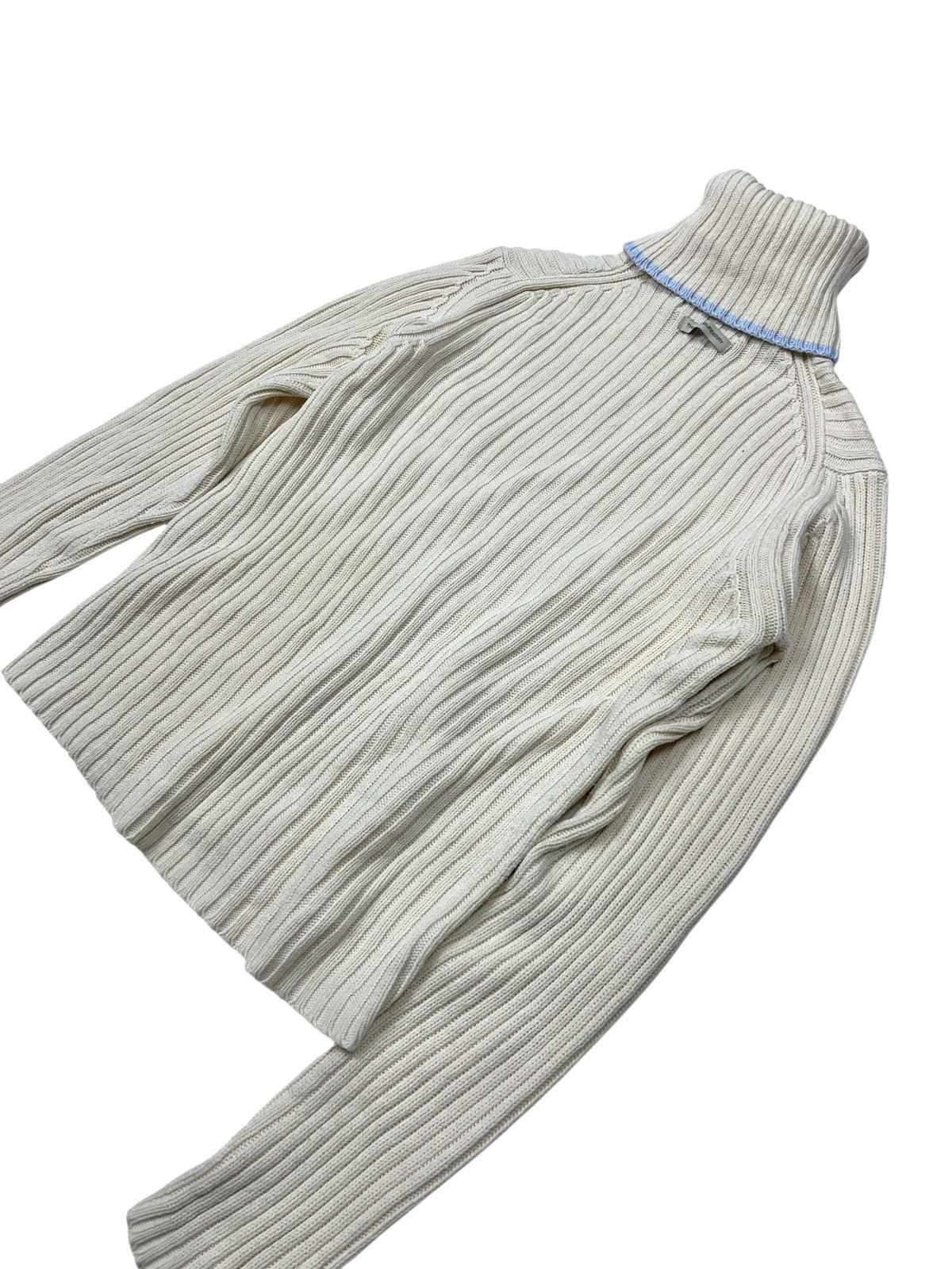 Burberry × Vintage Vintage Thomas Burberry Turtle Neck Ribbed Sweater Size S / US 4 / IT 40 - 2 Thumbnail