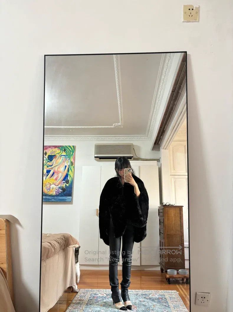 Junya Watanabe Junya Watanabe Black Faux Fur Asymmetrical Bud Shape Jacke Size S / US 4 / IT 40 - 2 Thumbnail
