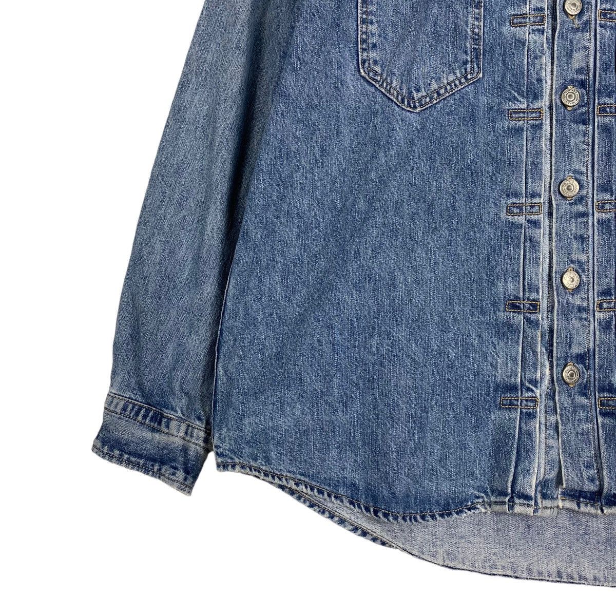Japanese Brand Johnbull Work Clothes Denim Shirt Size US M / EU 48-50 / 2 - 8 Thumbnail