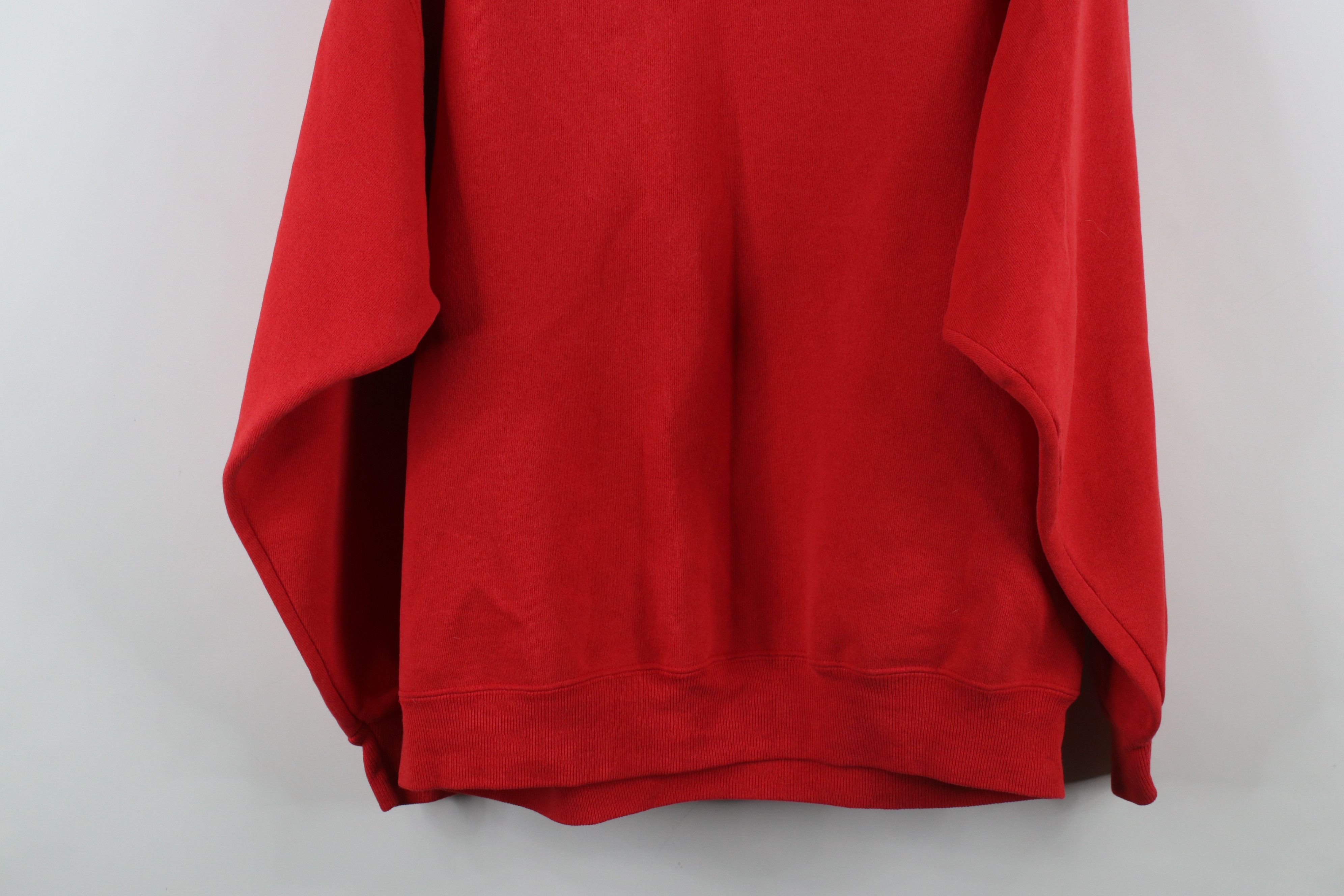 Vintage Vintage 90s Streetwear Warriors Crewneck Sweatshirt Red Size US XL / EU 56 / 4 - 12 Thumbnail