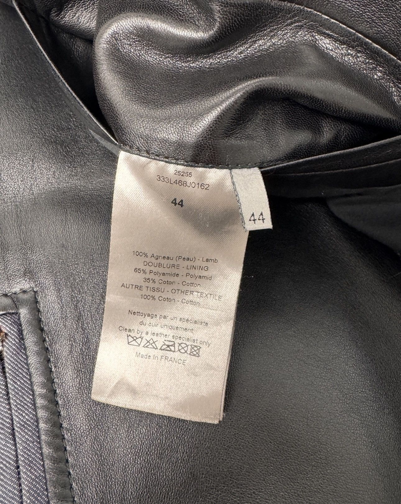 Dior DIOR HOMME F/W 2013 Leather/Denim Hybrid Jacket 44 Size US S / EU 44-46 / 1 - 14 Thumbnail