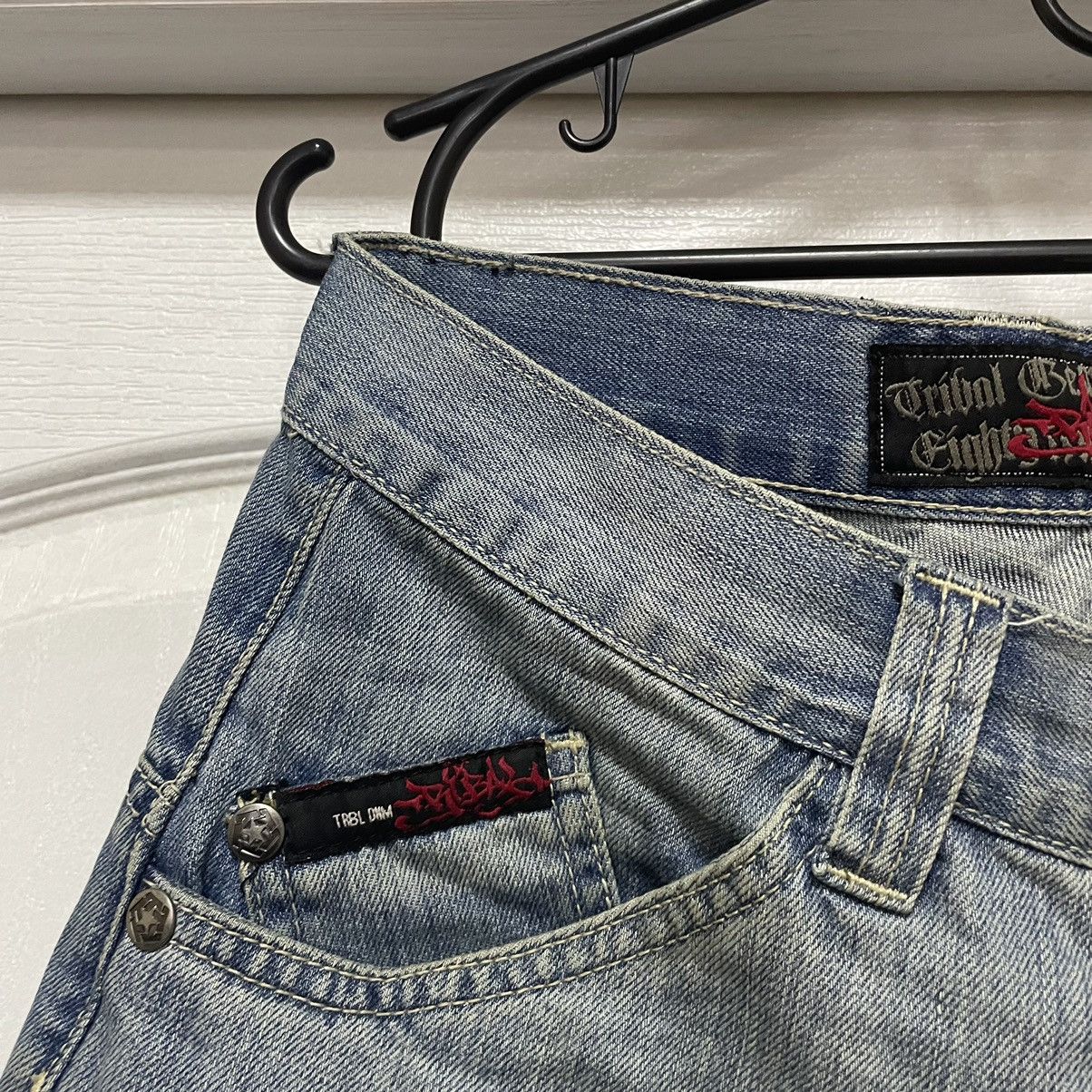 JNCO × Tribal Streetwear Tribal Gear shorts vintage hip hop baggy jeans 90s wu eminem Size US 32 / EU 48 - 6 Thumbnail