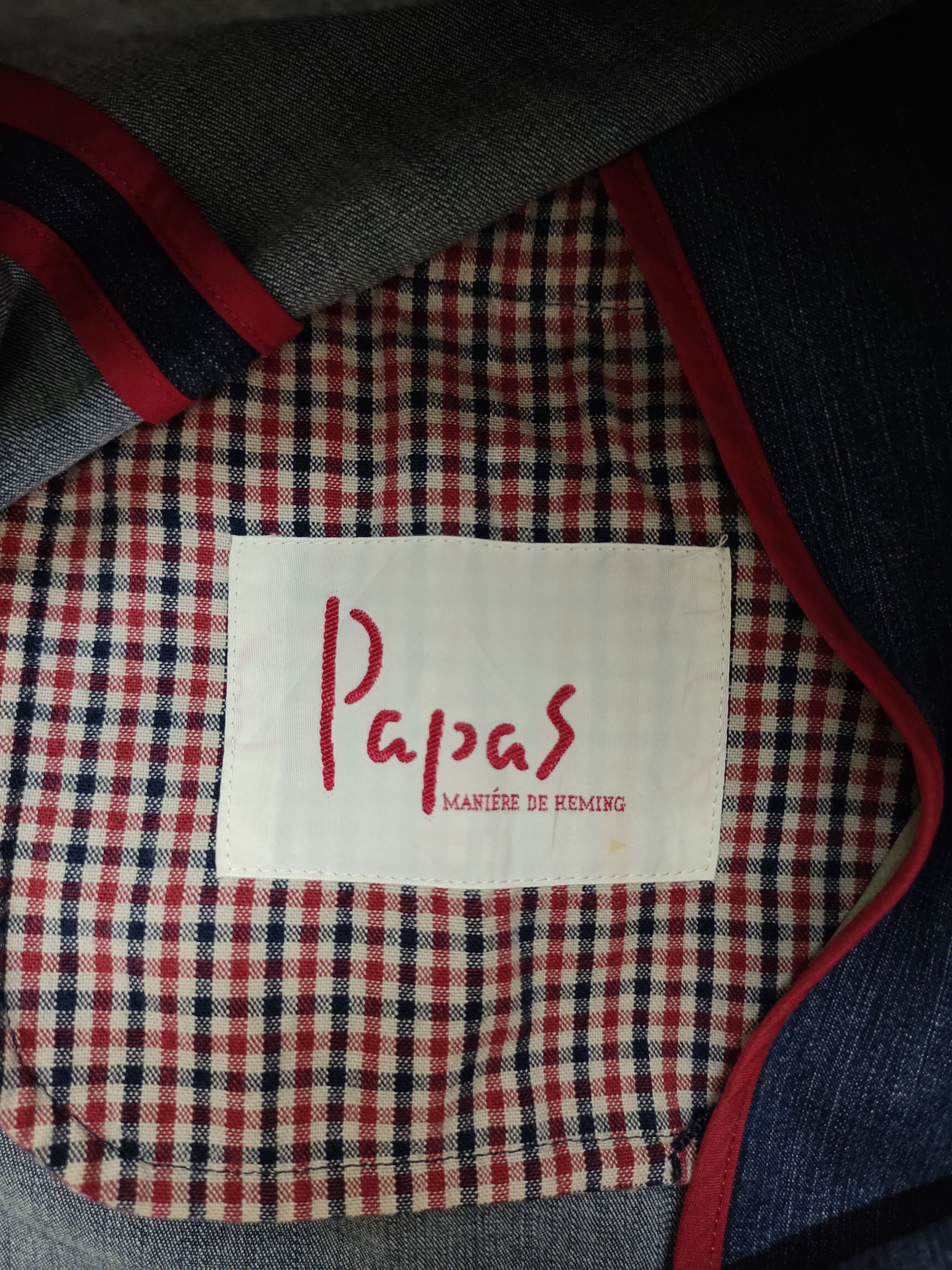 If Six Was Nine Papas Mademoiselle Non Non Button Denim Jacket Sample Size US M / EU 48-50 / 2 - 18 Thumbnail