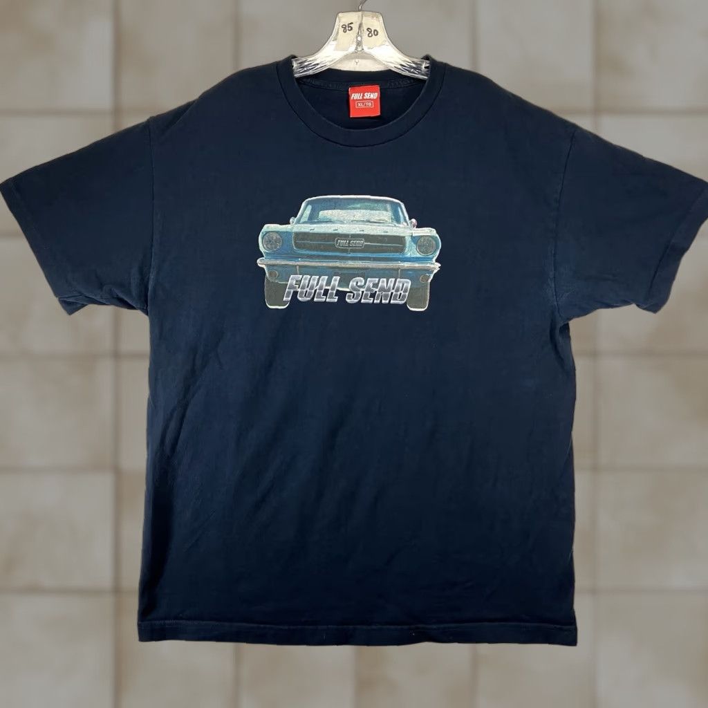 Ford VINTAGE Full Send Nike T-Shirt Men XL Streetwear Blue Graphic 2020s Size US XL / EU 56 / 4 - 1 Thumbnail