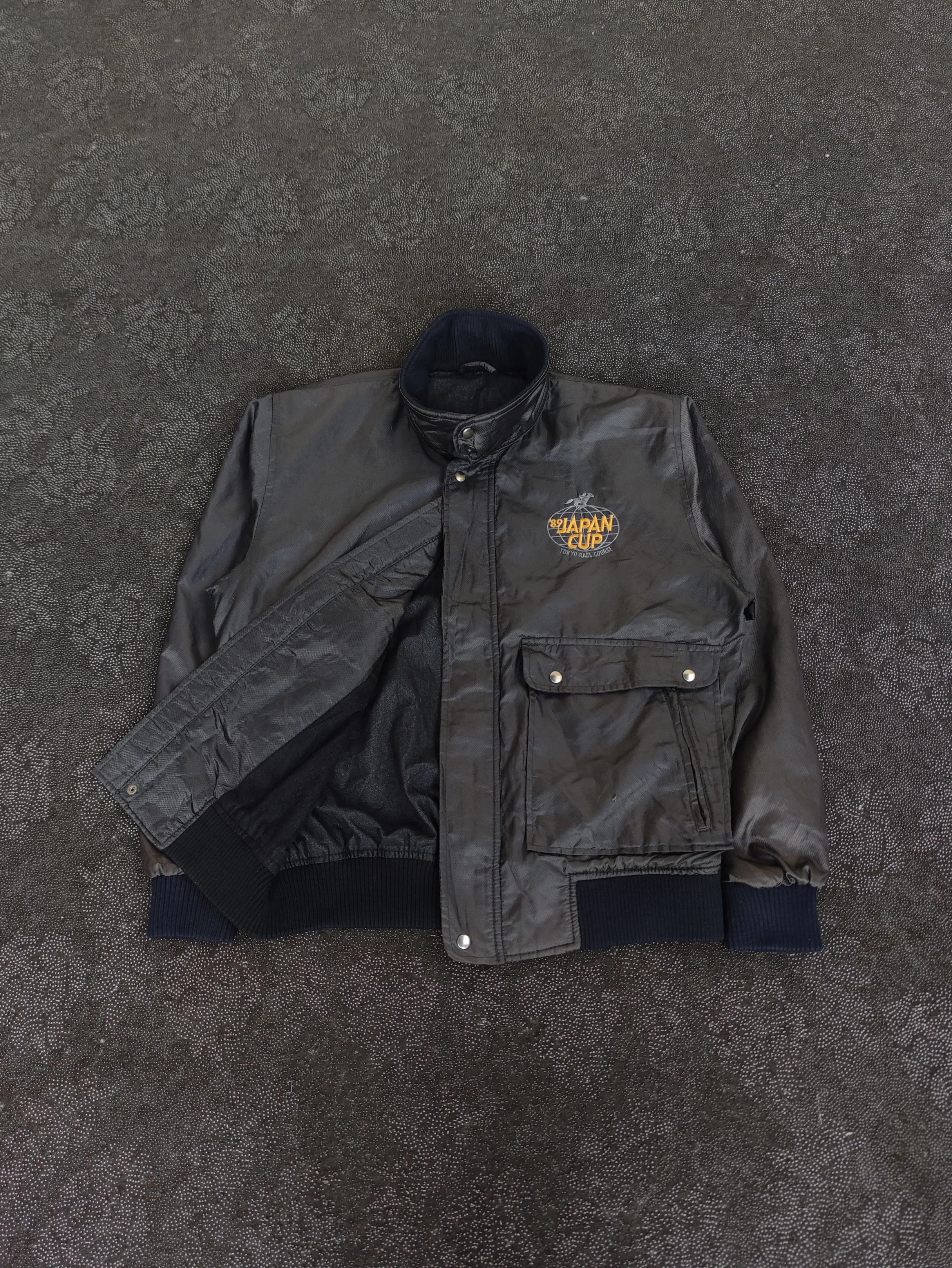 Japanese Brand Vintage 80s Tokyo Race Course Bomber Jacket J010 Size US M / EU 48-50 / 2 - 3 Thumbnail