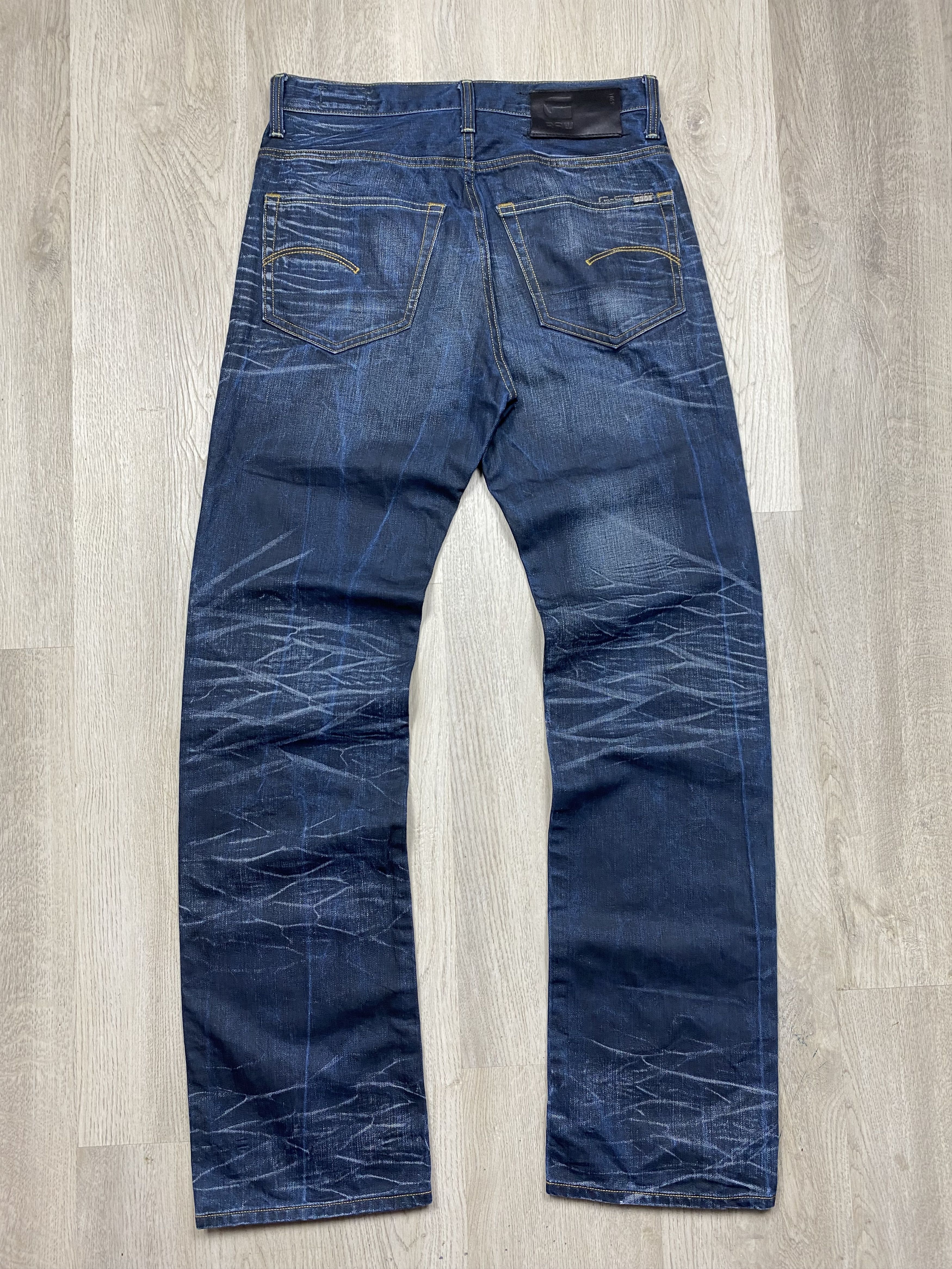 G-Star G Star Raw 3301 Loose Mens Denim Pants Jeans Size US 30 / EU 46 - 6 Thumbnail
