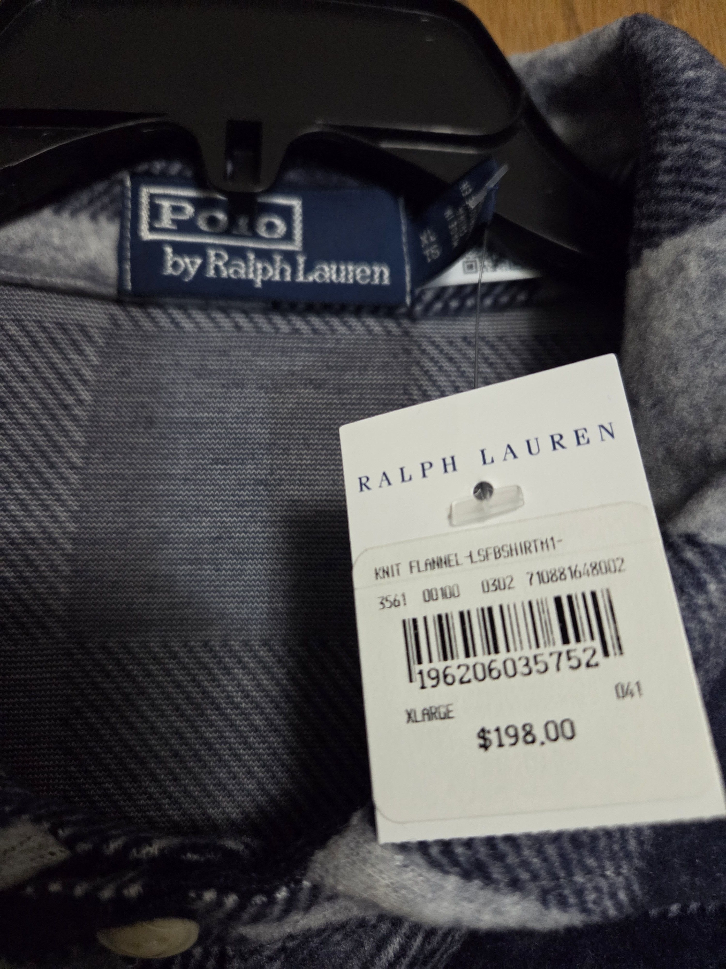 Polo Ralph Lauren Polo Ralph Lauren Flannel Size US XL / EU 56 / 4 - 2 Thumbnail