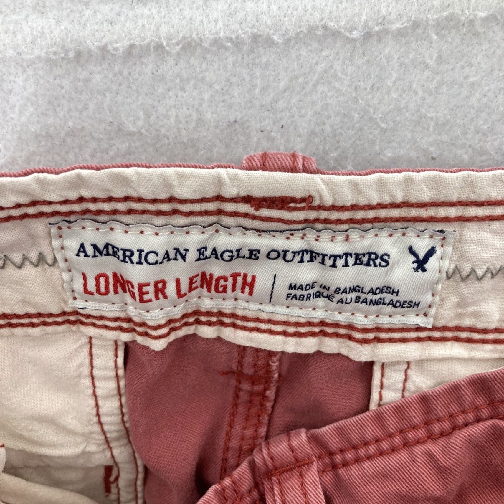 American Eagle Outfitters VINTAGE American Eagle Shorts Chino Mens 32 Pink Cotton 10'' Inseam Casual Logo Beach Classic Outdoor Mens Size US 32 / EU 48 - 7 Thumbnail