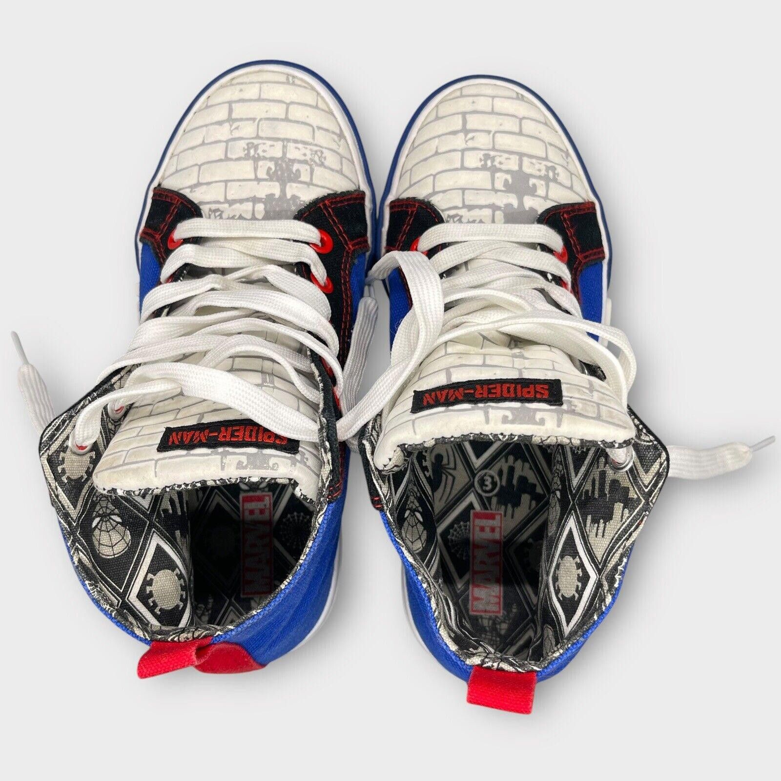 Designer Ground Up Marvel Spider-Man high top sneaker Size 3 Size US 5 / EU 37 - 7 Thumbnail