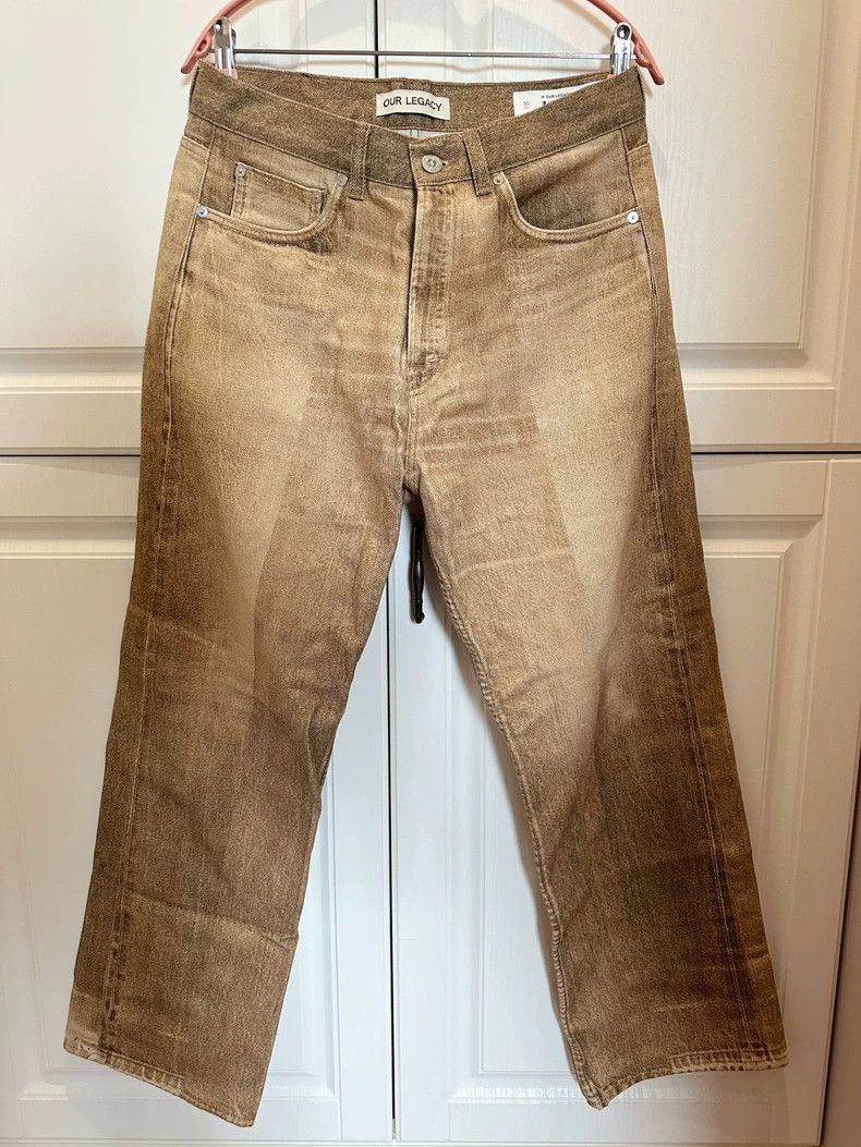 Our Legacy Our Legacy3D printed jeans first generation brown Size US 30 / EU 46 - 1 Thumbnail