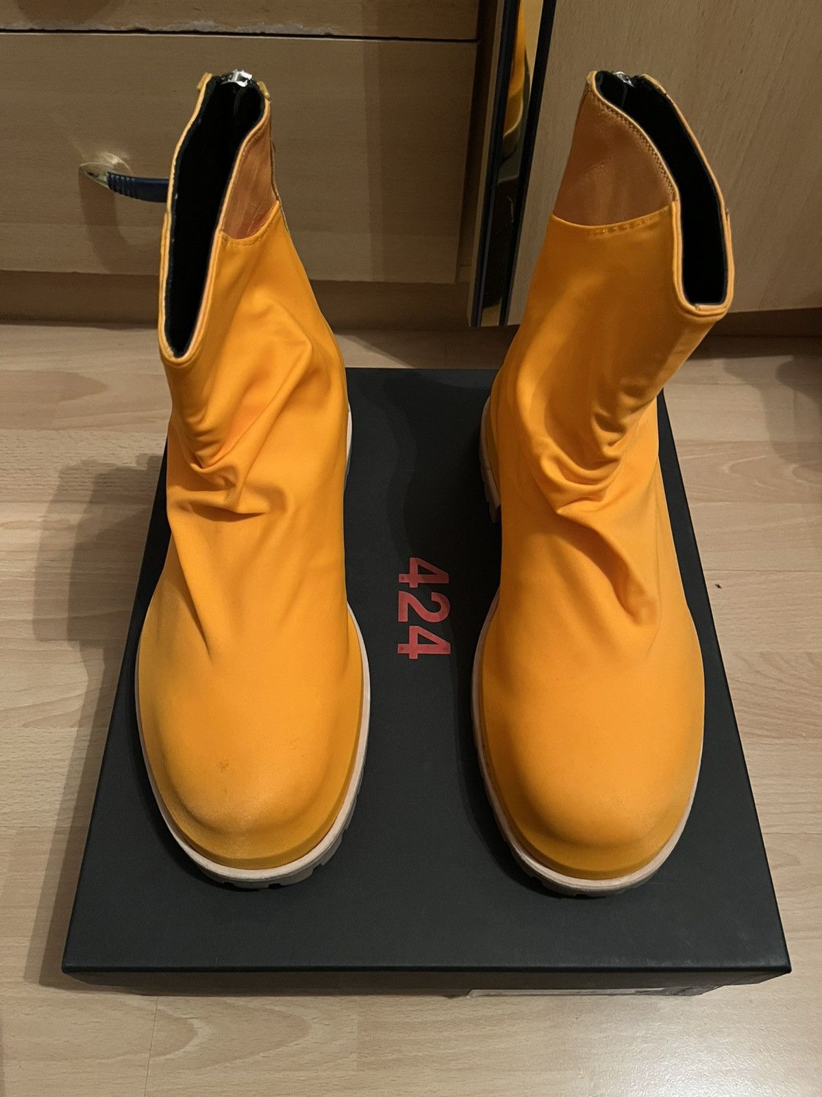 424 424 Marathon boots orange size 43 / 10 Size US 10 / EU 43 - 1 Thumbnail