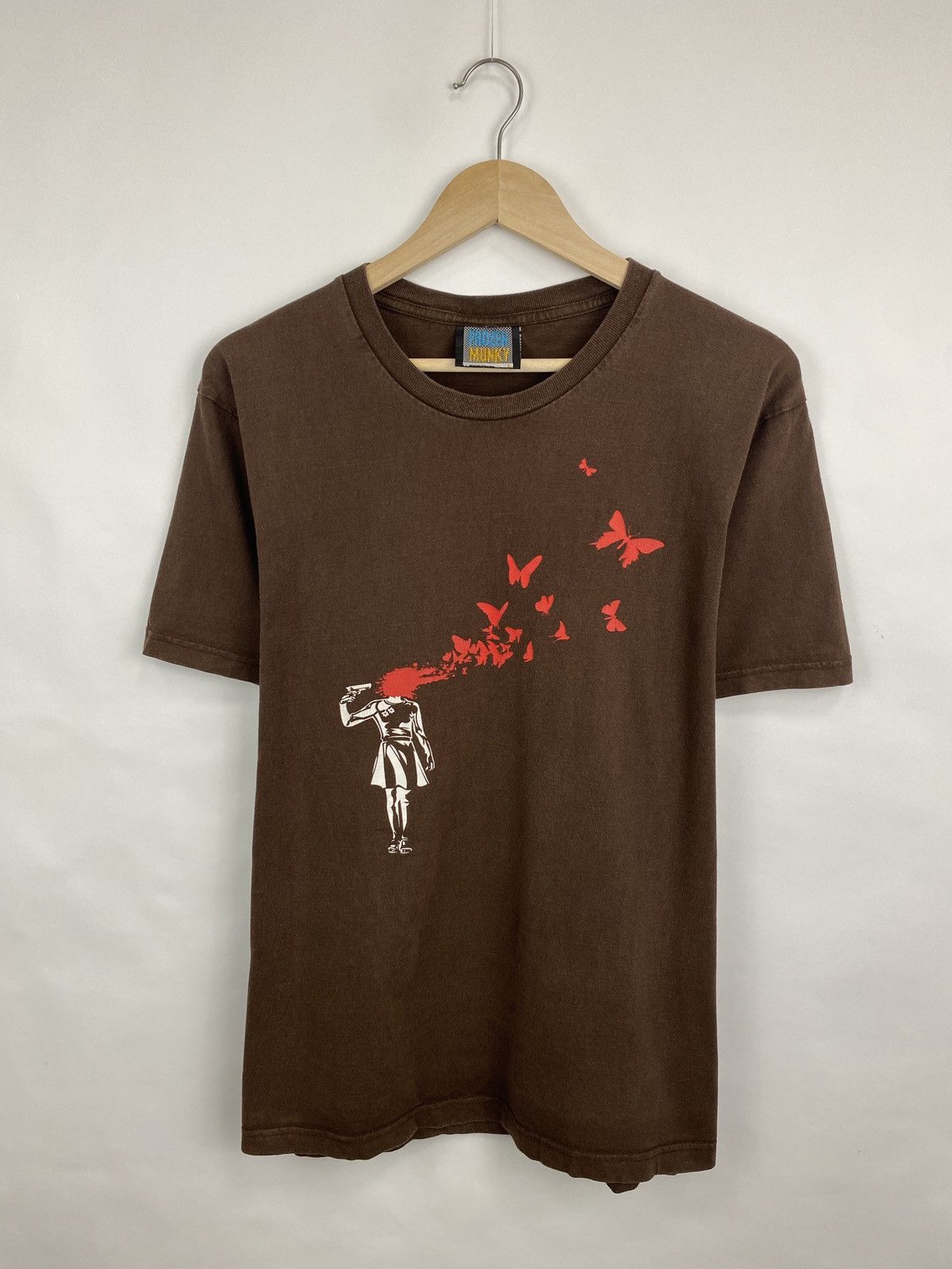 Other Vintage 90s Shot In The Head T-Shirt Banksy Art Style Y2K Size US L / EU 52-54 / 3 - 3 Thumbnail