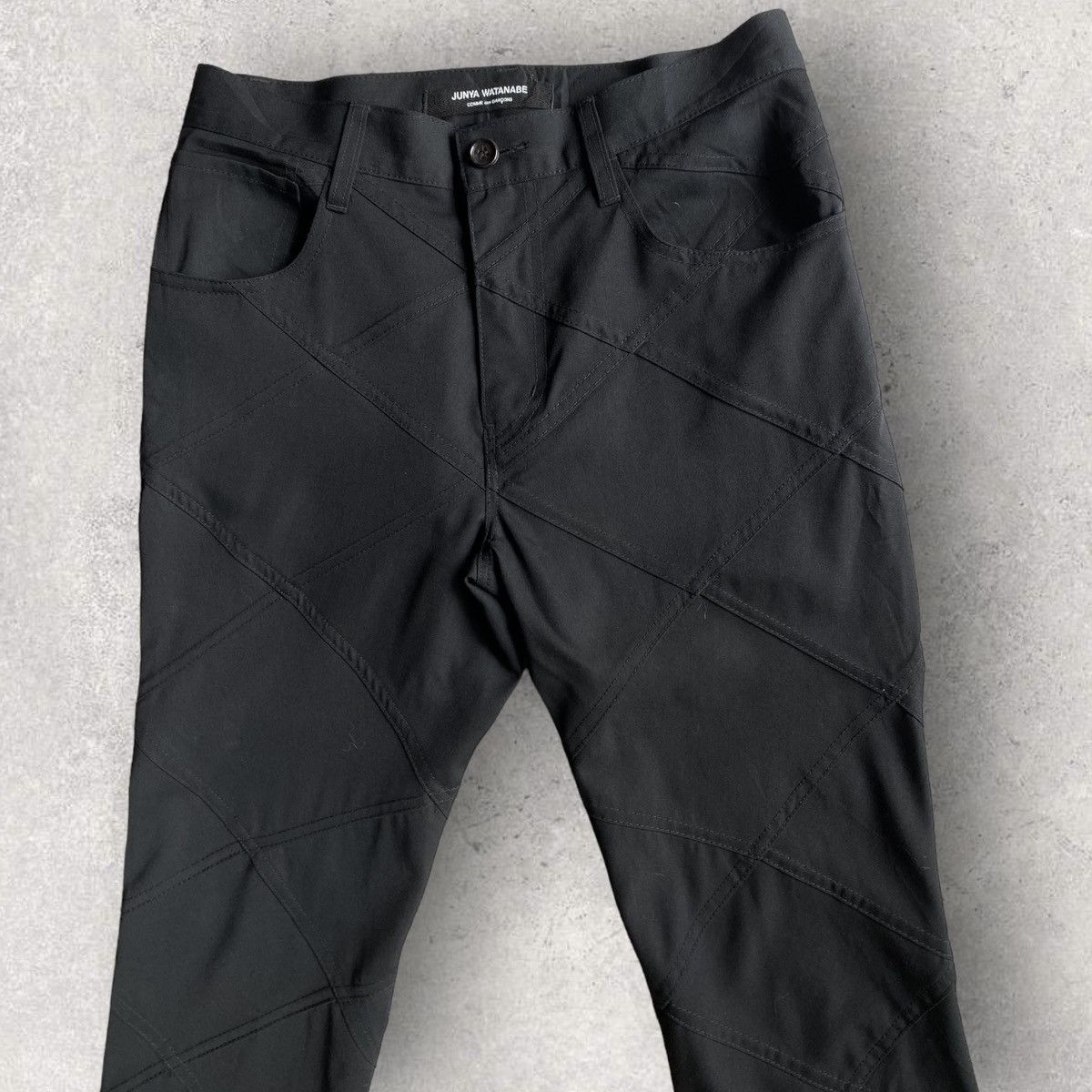 Comme des Garcons SS14 Diamond Cut Patchwork Pants Size 28" / US 6 / IT 42 - 1 Thumbnail