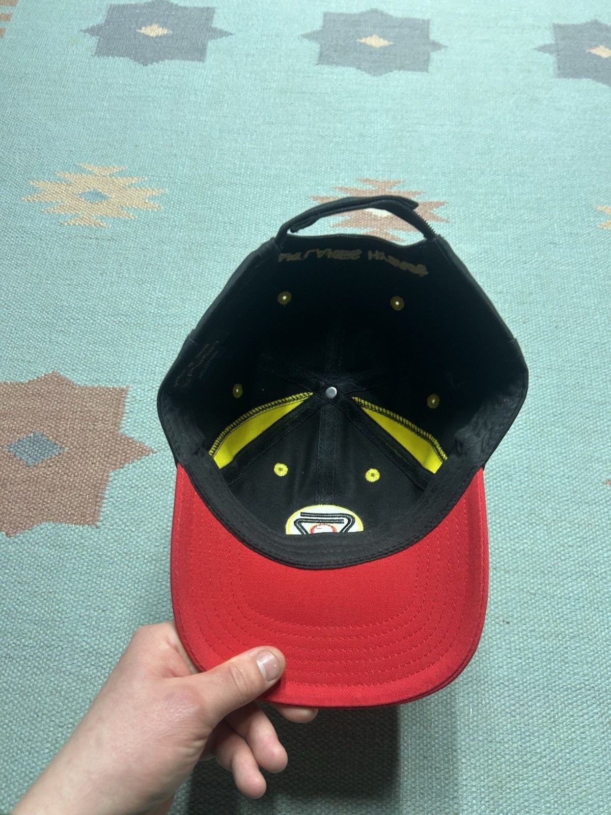 Vintage Great Lakes hybrids strapback hat farm feed black red yellow Size ONE SIZE - 6 Thumbnail