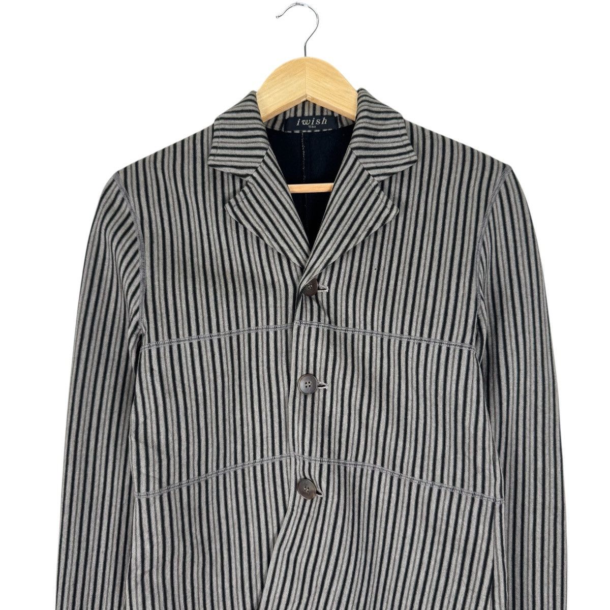 Yohji Yamamoto 🔥IWISH Y’S STRIPED JACKET Size S / US 4 / IT 40 - 3 Thumbnail