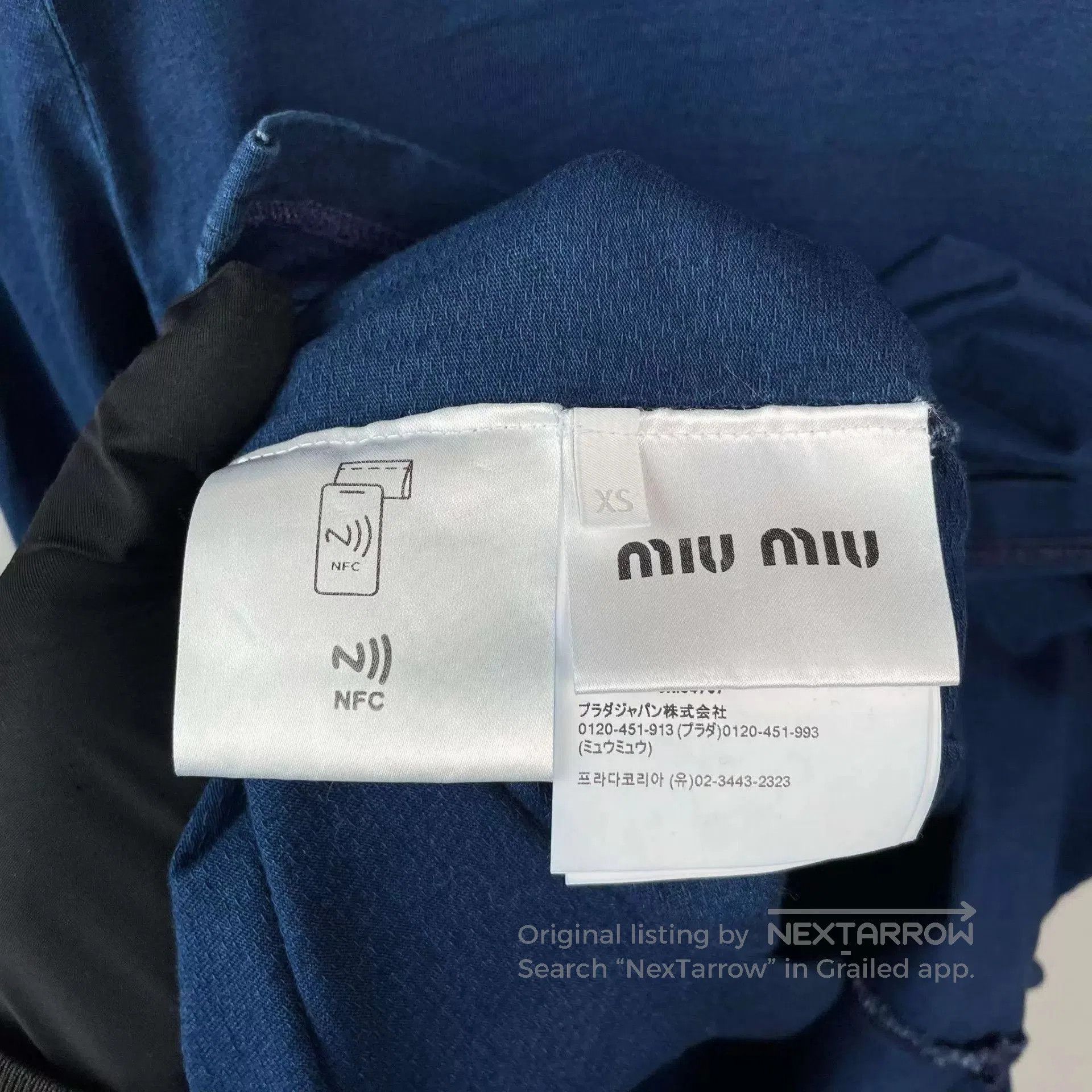 Miu Miu Blue Long. Size US XS / EU 42 / 0 - 8 Thumbnail
