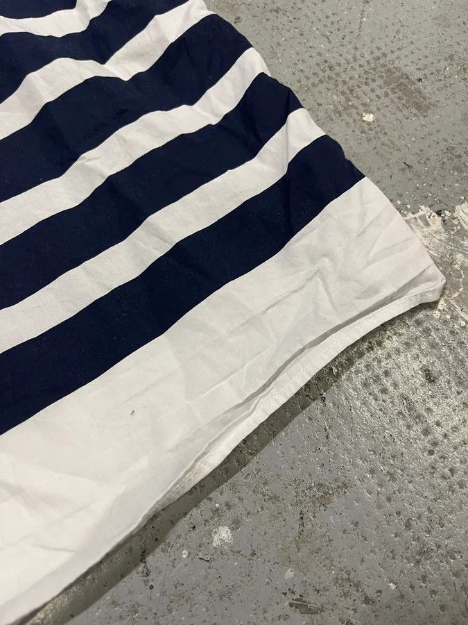 Acne Studios Acne Studios White & Navy Striped Shirt Size US M / EU 48-50 / 2 - 7 Thumbnail