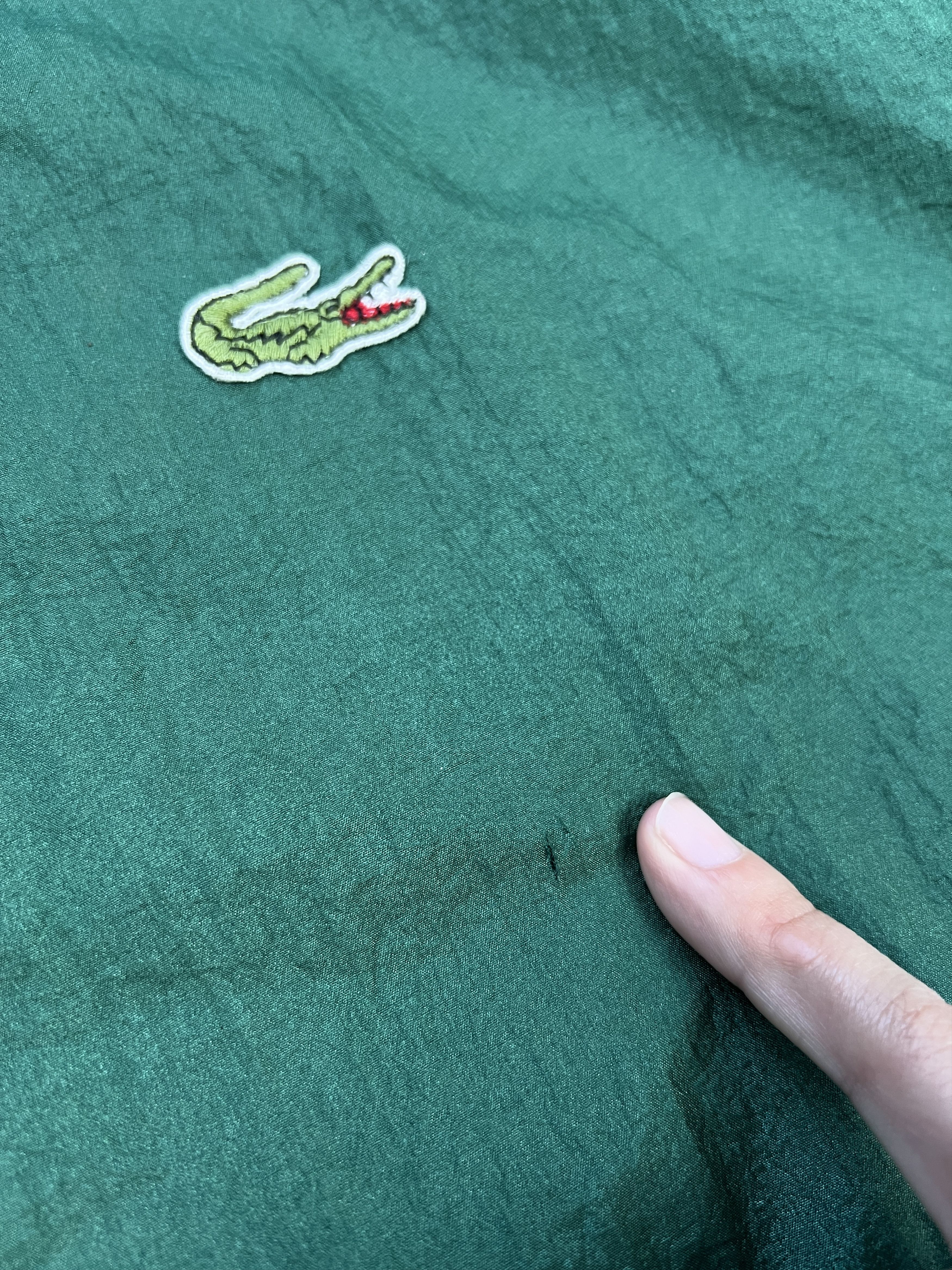 Lacoste Vintage 80s 90s Lacoste Chemise Bomber Jacket Sz 5 (L/XL) Size US L / EU 52-54 / 3 - 11 Thumbnail