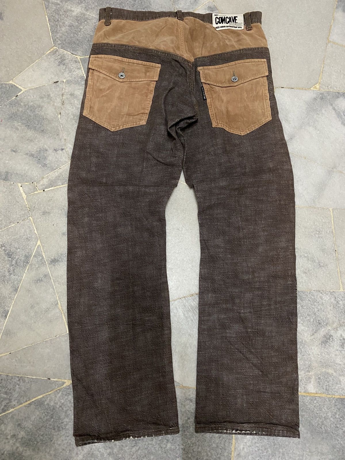 Japanese Brand Archive CNCV Concave Attempt Hybrid Corduroy Pants Size US 32 / EU 48 - 6 Thumbnail