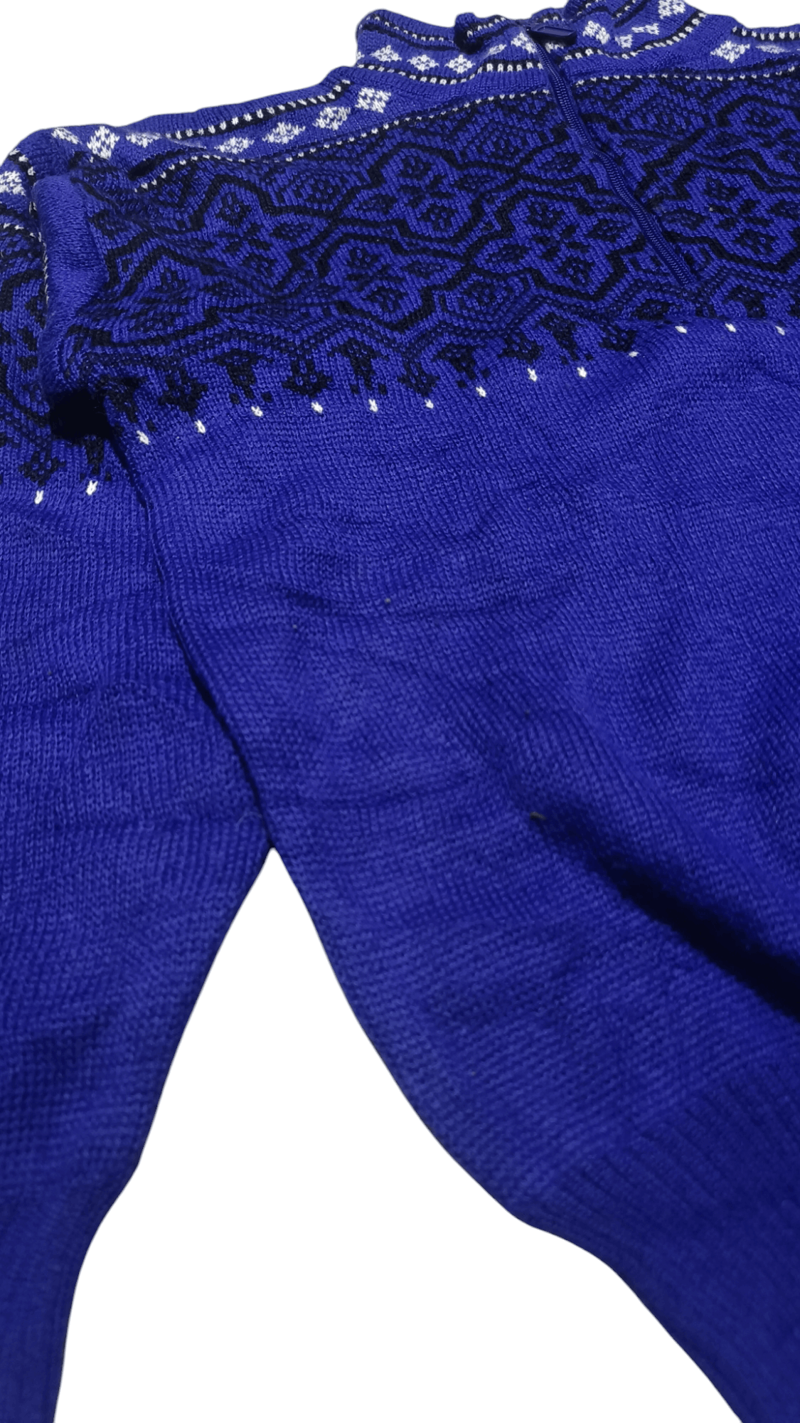 Meister Vintage 80s MEISTER Ethnic Striped Motifs Knit Sweater Size US S / EU 44-46 / 1 - 6 Thumbnail