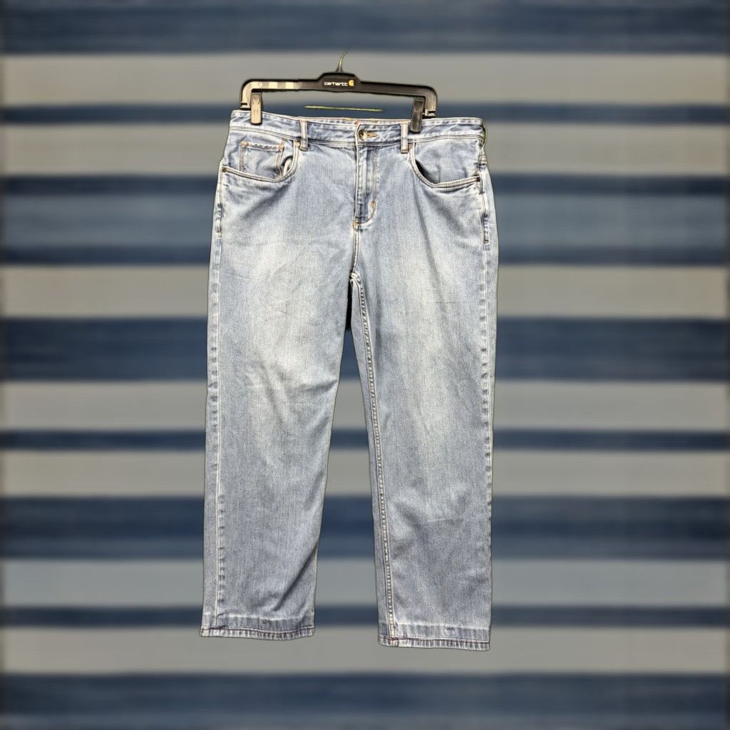 Tommy Bahama VINTAGE Tommy Bahama Jeans Mens 36x26 Blue Denim Pants Antigua Cove Authentic Fit Y2K Size US 36 / EU 52 - 1 Thumbnail