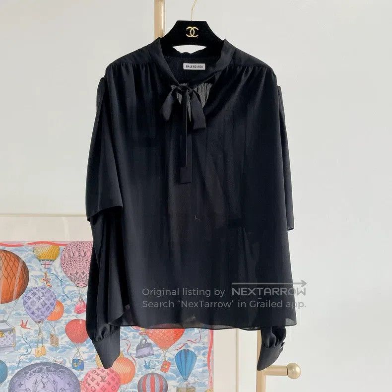 Balenciaga Balenciaga Black Top, Size 36 Size XS / US 0-2 / IT 36-38 - 1 Thumbnail