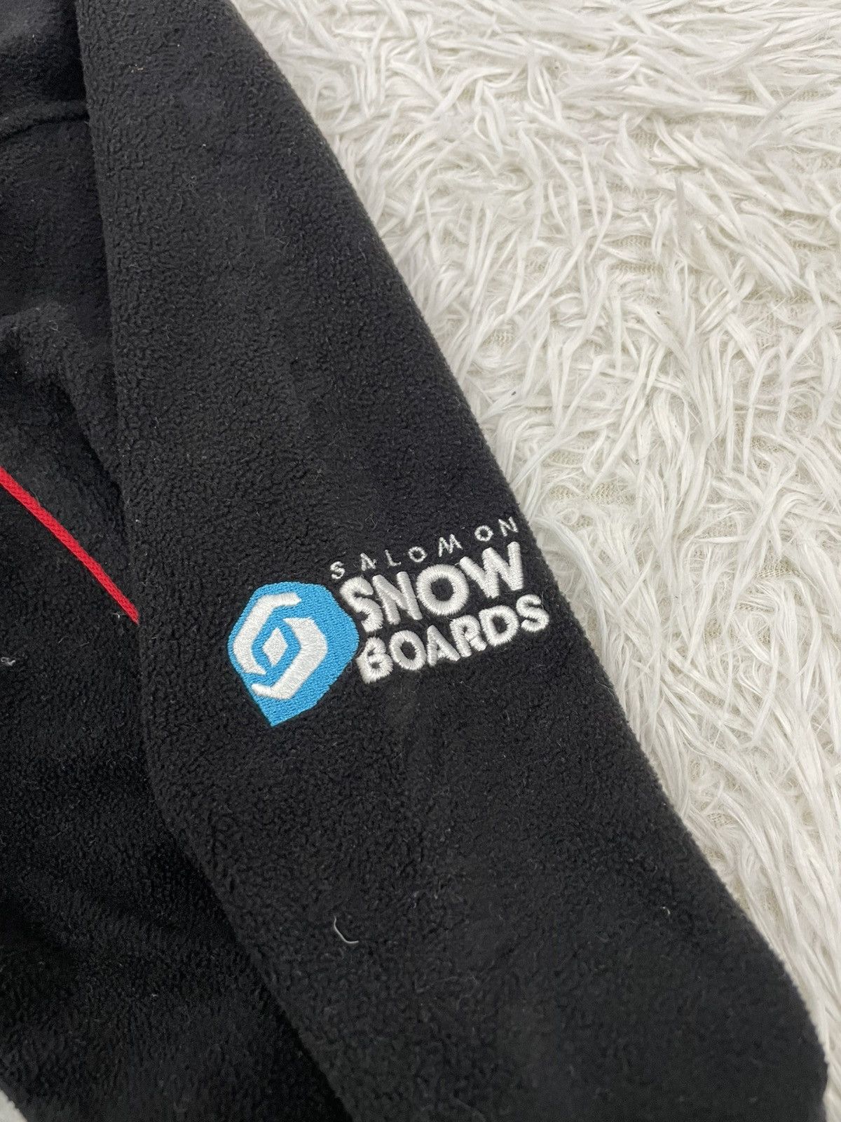 Japanese Brand Bridgestone Blizzak Salomon Snowboards Fleece Jacket Size US L / EU 52-54 / 3 - 5 Thumbnail