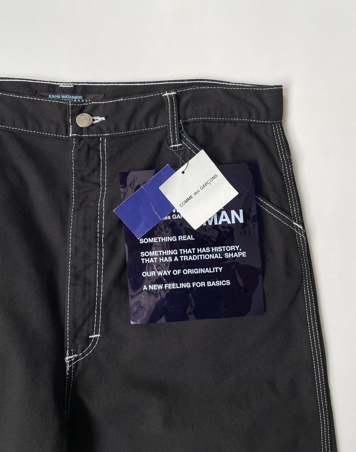 Comme des Garcons S/S 06 Contrast Stitch Work Trousers Size US 34 / EU 50 - 4 Thumbnail