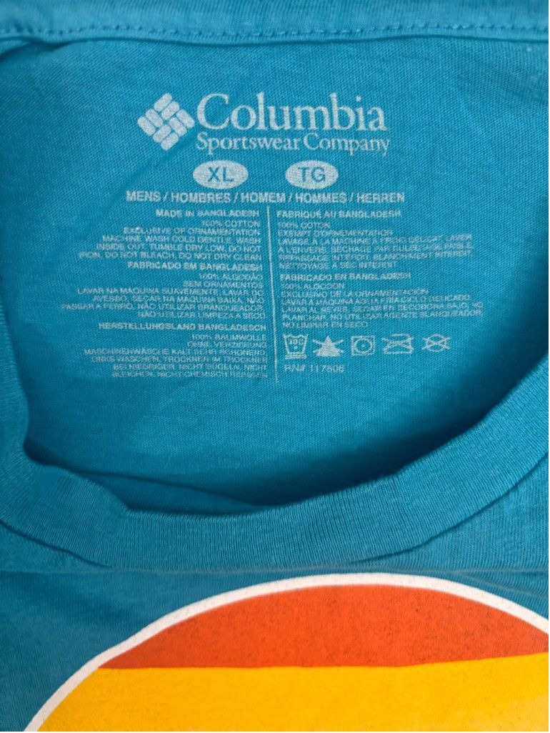 Columbia Men's Columbia Graphic Tee T-Shirt XL Blue Size US XL / EU 56 / 4 - 7 Thumbnail