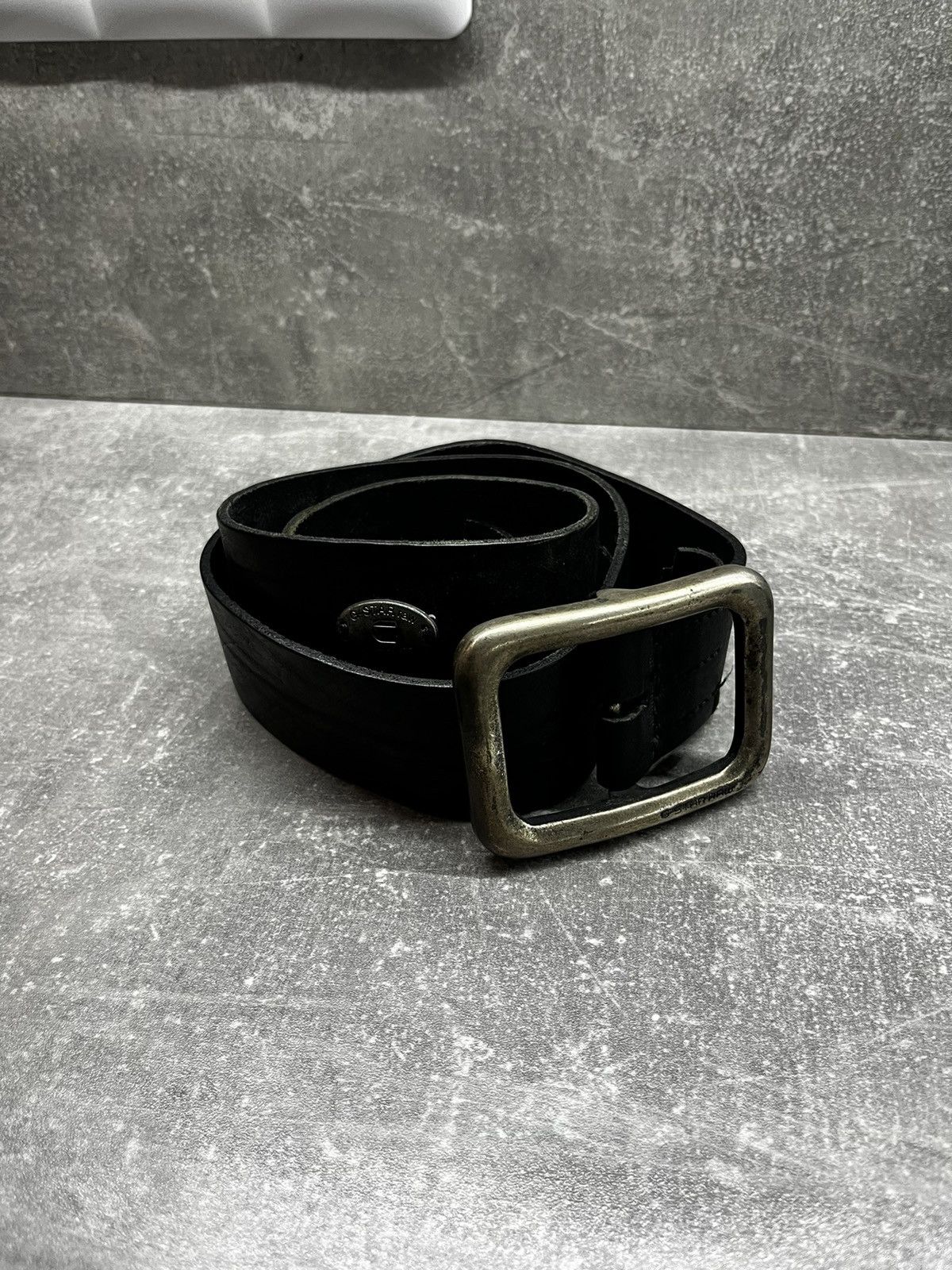 G-Star × Leather G star leather belt vintage Size ONE SIZE - 3 Thumbnail