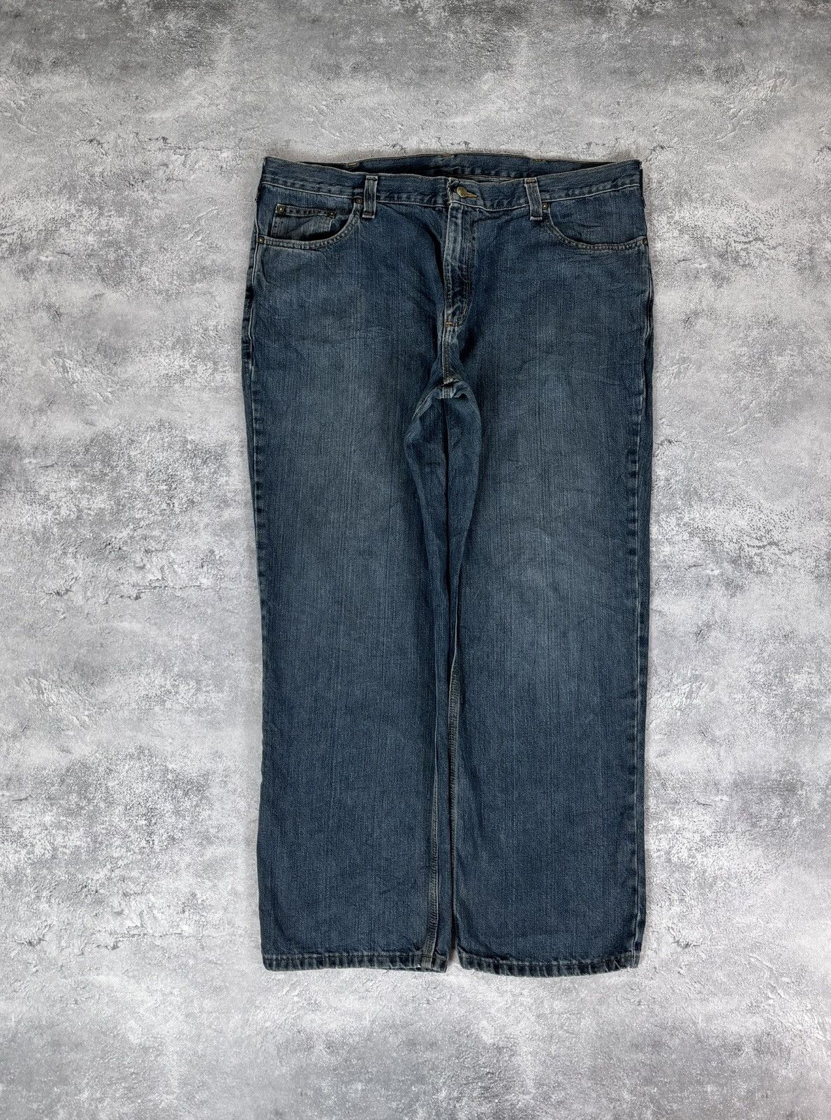Carhartt Carhartt Men’s Denim Jeans Relaxed Fit USA Workwear Straight Size US 40 / EU 56 - 2 Thumbnail