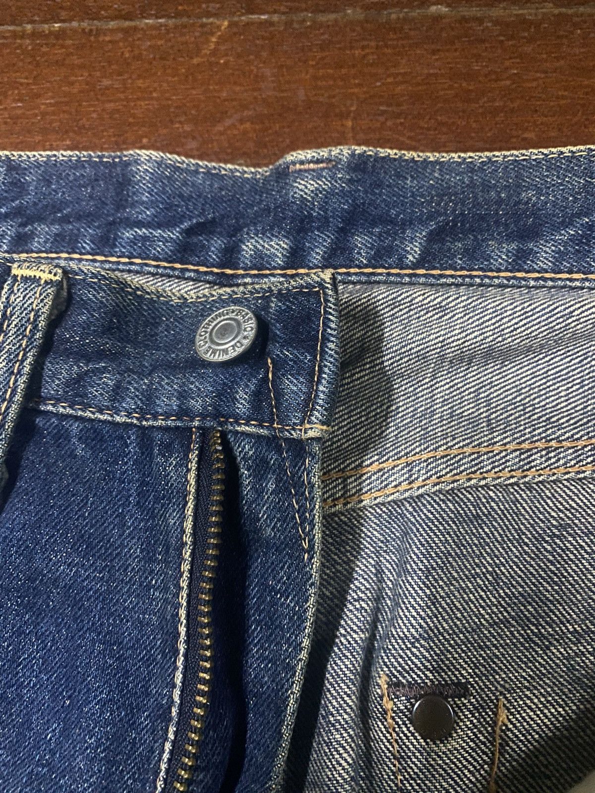 Denime Vintage Denime Japan Distressed Selvedge rework mud wash Size US 30 / EU 46 - 12 Thumbnail