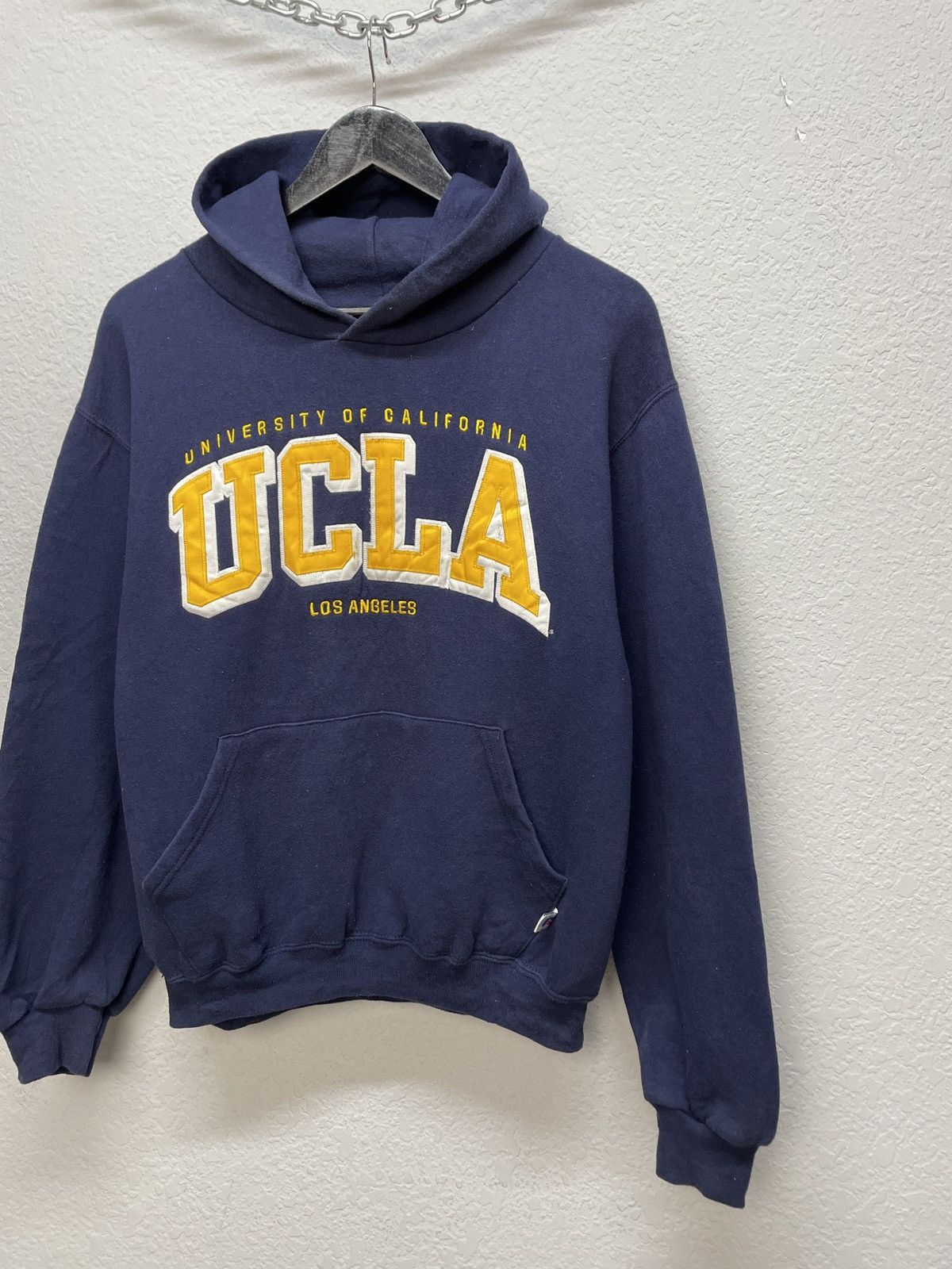 Russell Athletic Vintage 90s Russel Atletic UCLA University Boxy Fit Hoodie Size US S / EU 44-46 / 1 - 3 Thumbnail
