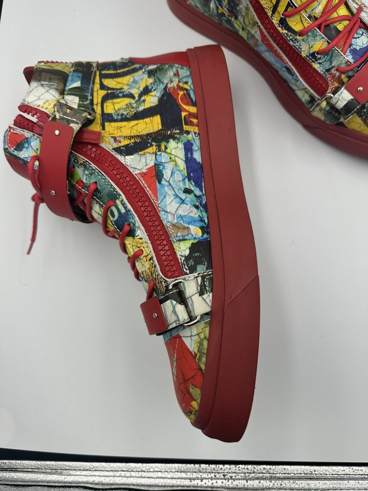 Giuseppe Zanotti Giuseppe Zanotti High Top Sneakers Size US 15 / EU 48 - 9 Thumbnail