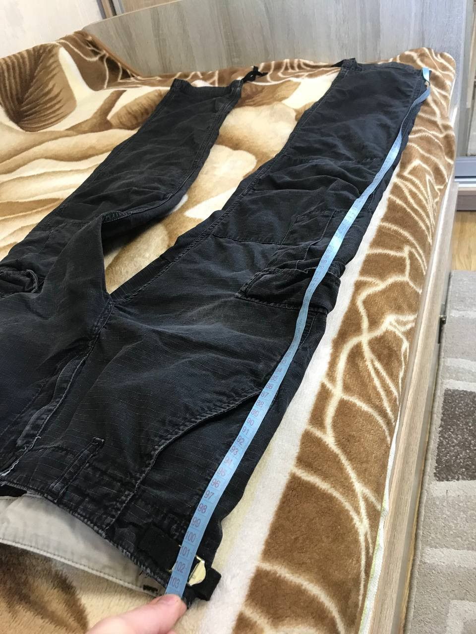 Carhartt 🔥 CARHARTT WIP Cargo Distressed Pants Y2K Thrashed Aviator Size US 32 / EU 48 - 18 Thumbnail