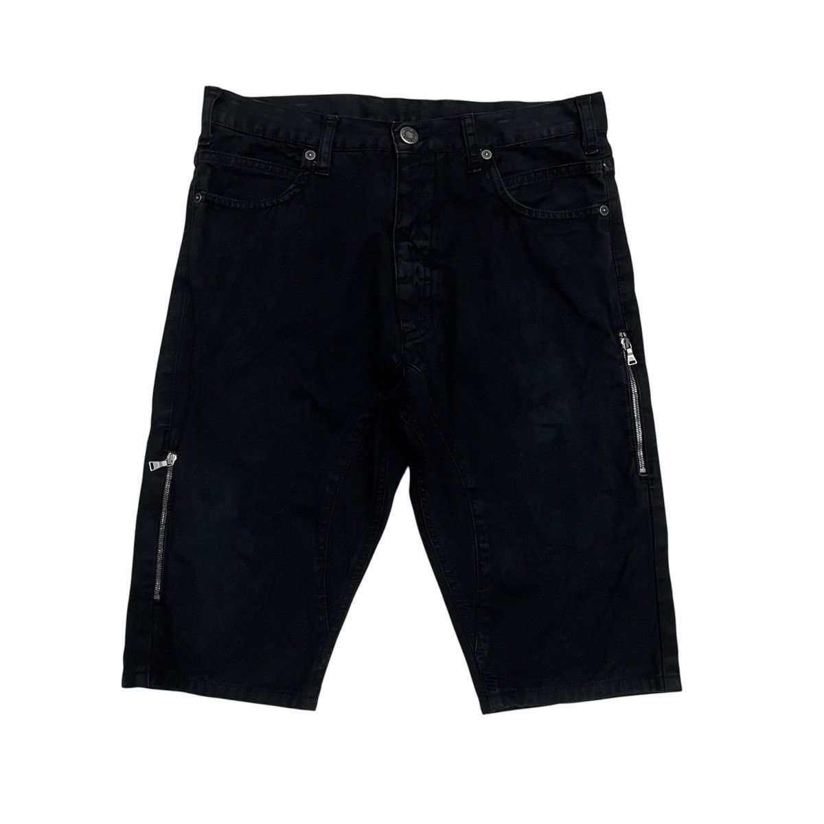 Neil Barrett Neil Barrett Short Pant Black Buckle Back Size US 29 - 1 Thumbnail