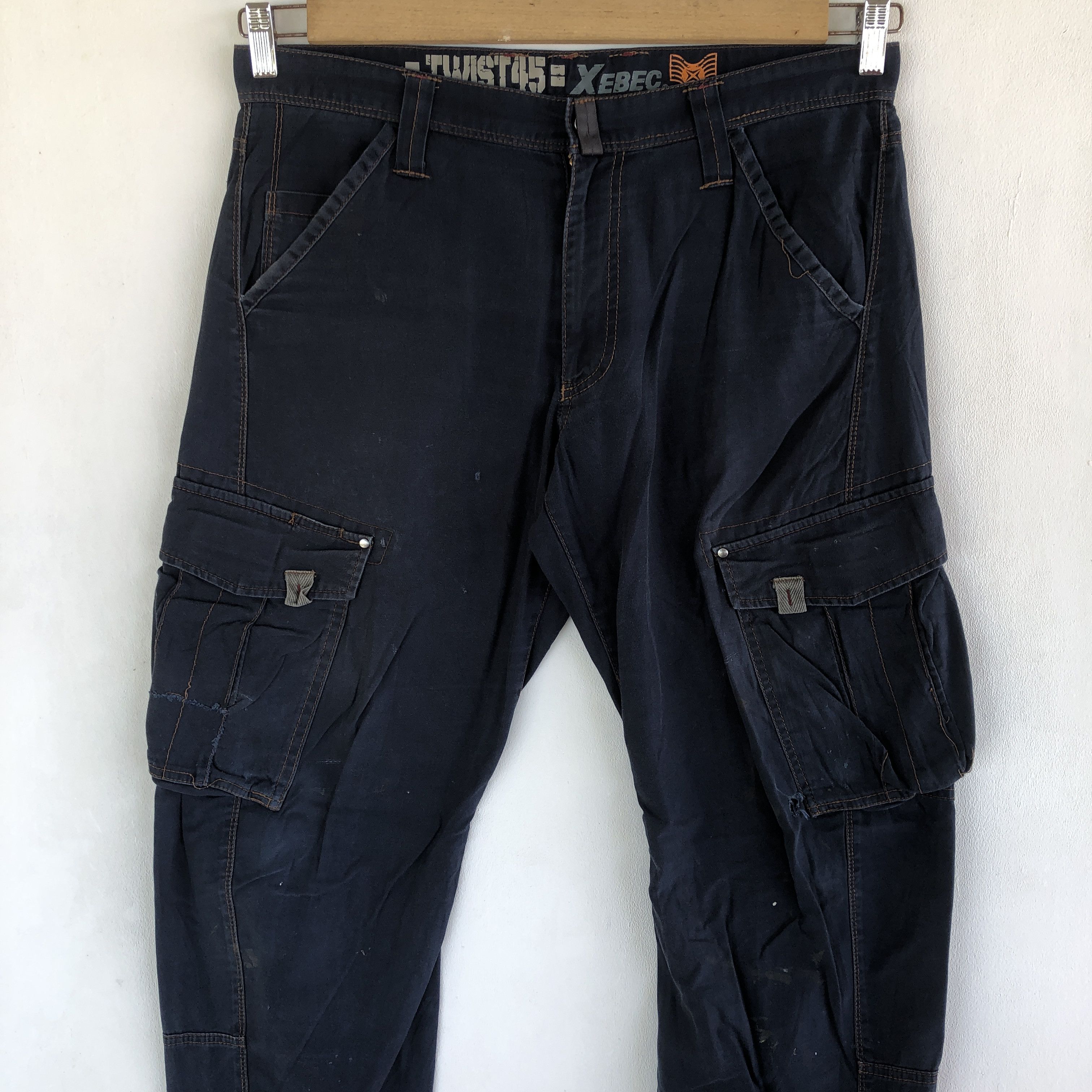 Japanese Brand Vintage Japanese Cargo Pants Multi Pocket Bondage Trousers Size US 34 / EU 50 - 3 Thumbnail