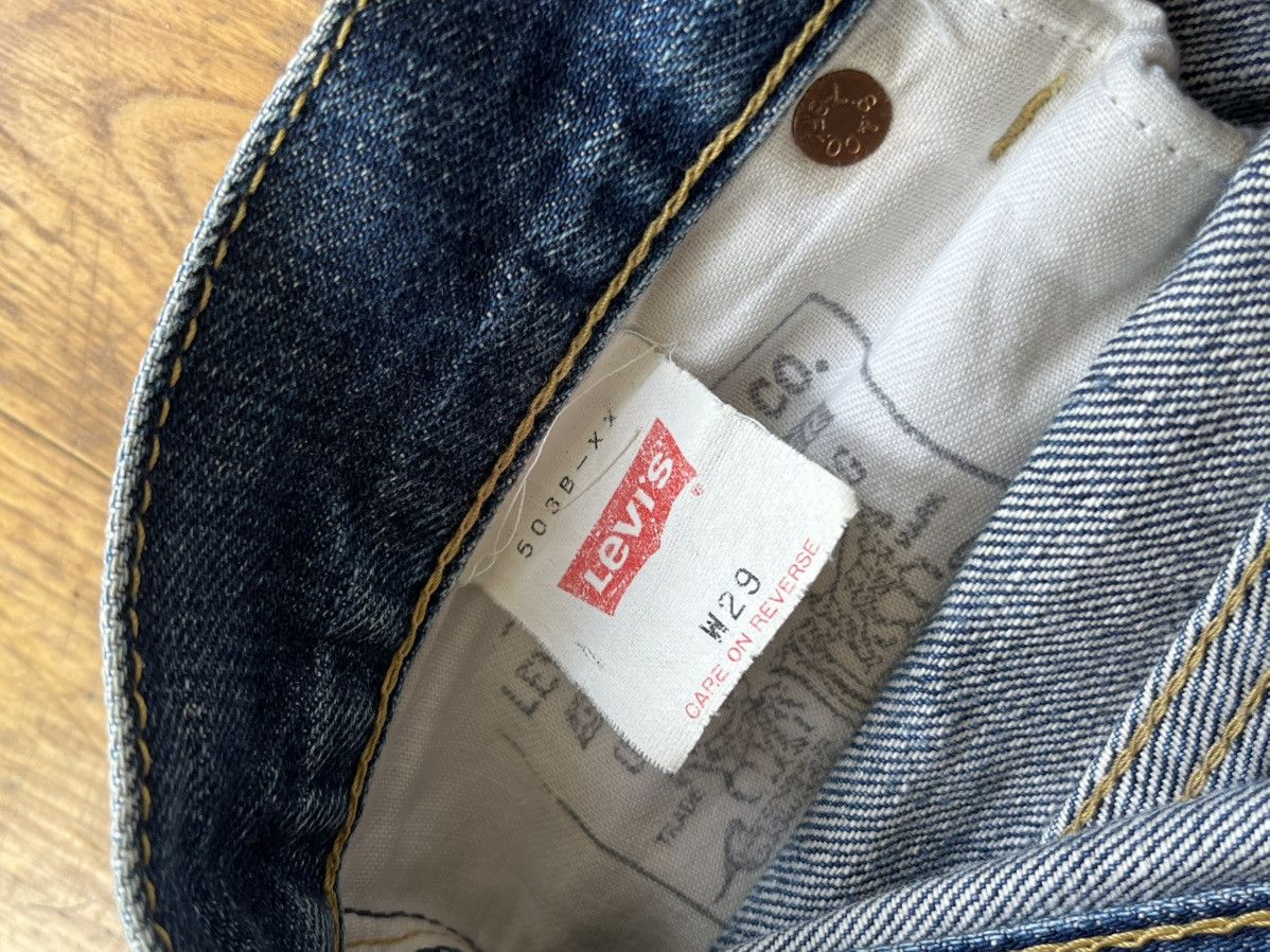 Levi's Levi’s 503B XX Big E Made in Japan Selvedge Denim Size US 29 - 5 Thumbnail