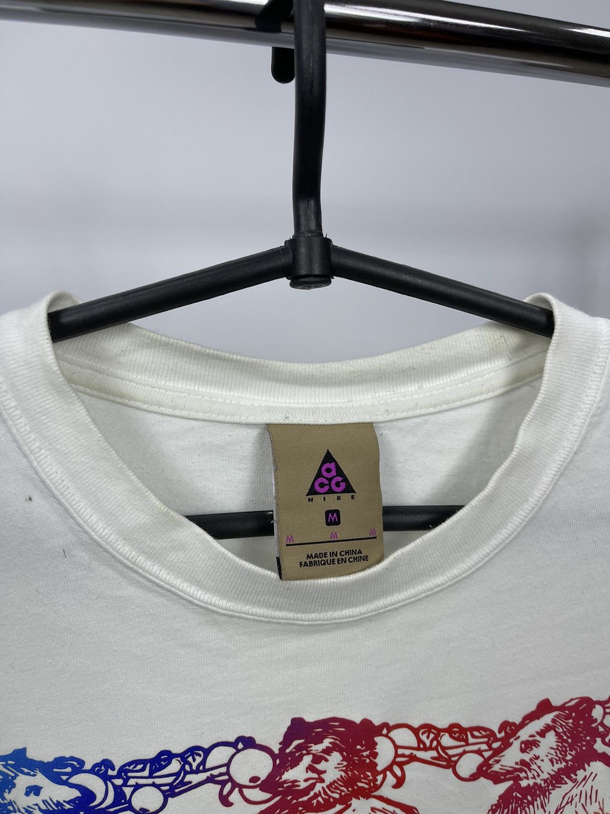Nike × Nike ACG Nike ACG Graphic Tee Ultra Rare Outdoor Size M White T-Shirt Size US M / EU 48-50 / 2 - 3 Thumbnail