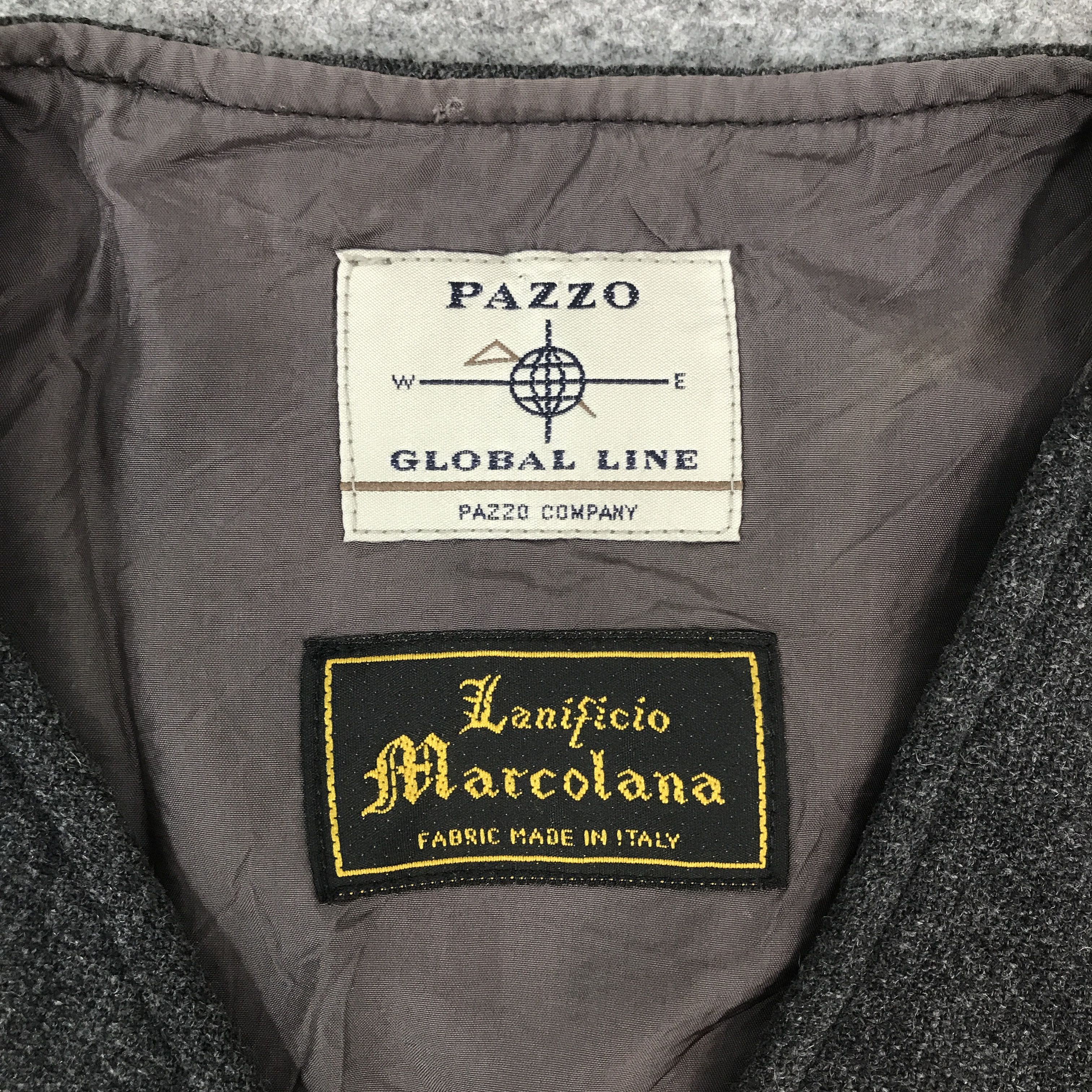 Pazzo pazzo Wool button vest made in Japan K69B19 Size US M / EU 48-50 / 2 - 7 Thumbnail